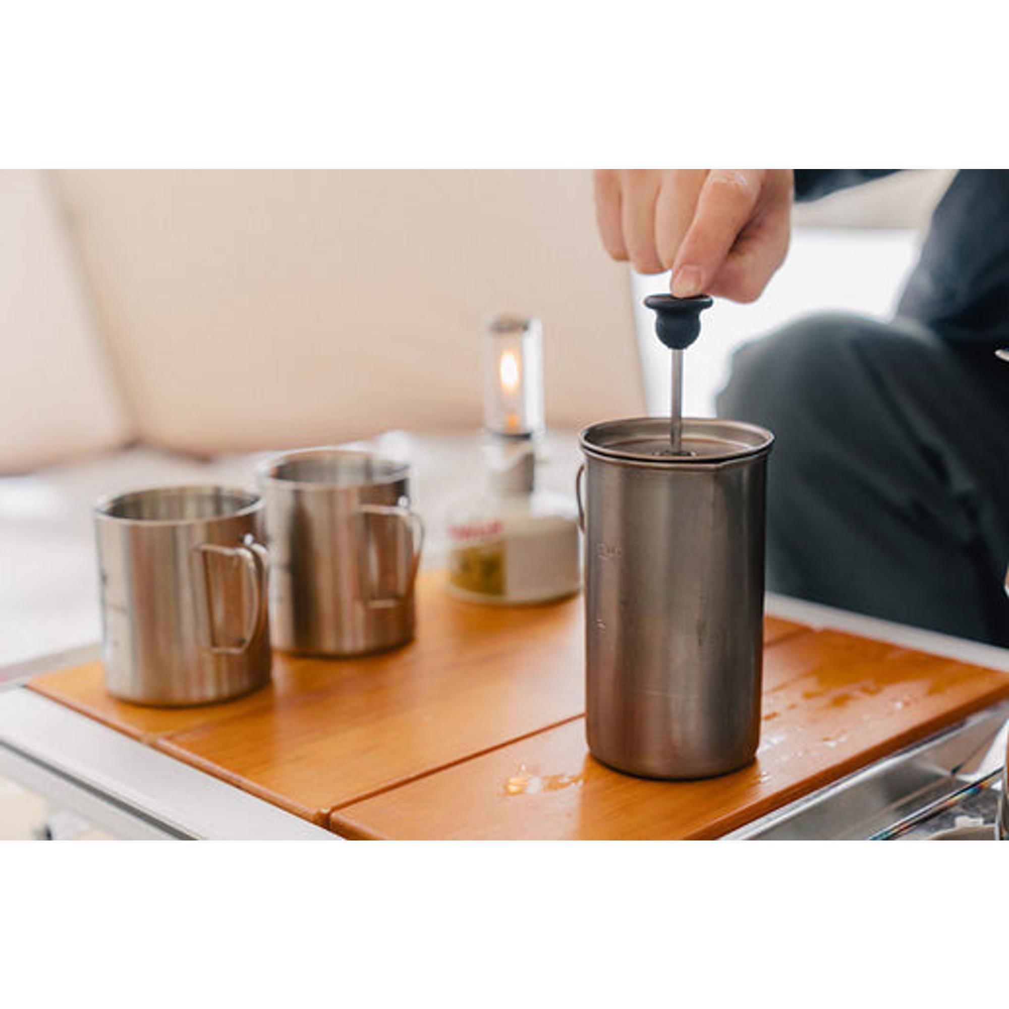 Product image 5 of 5 of Snow Peak Titanium French Press - Silver