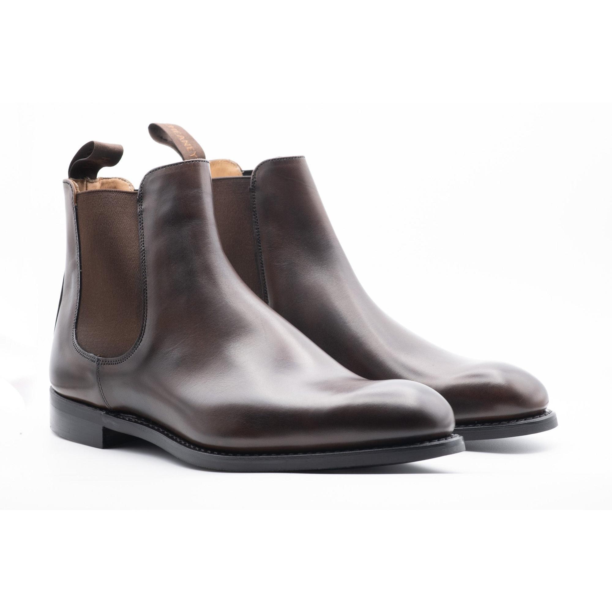 Product image 4 of 5 of Cheaney Men's Godfrey D Chelsea Boots - Mocha Calf Leather