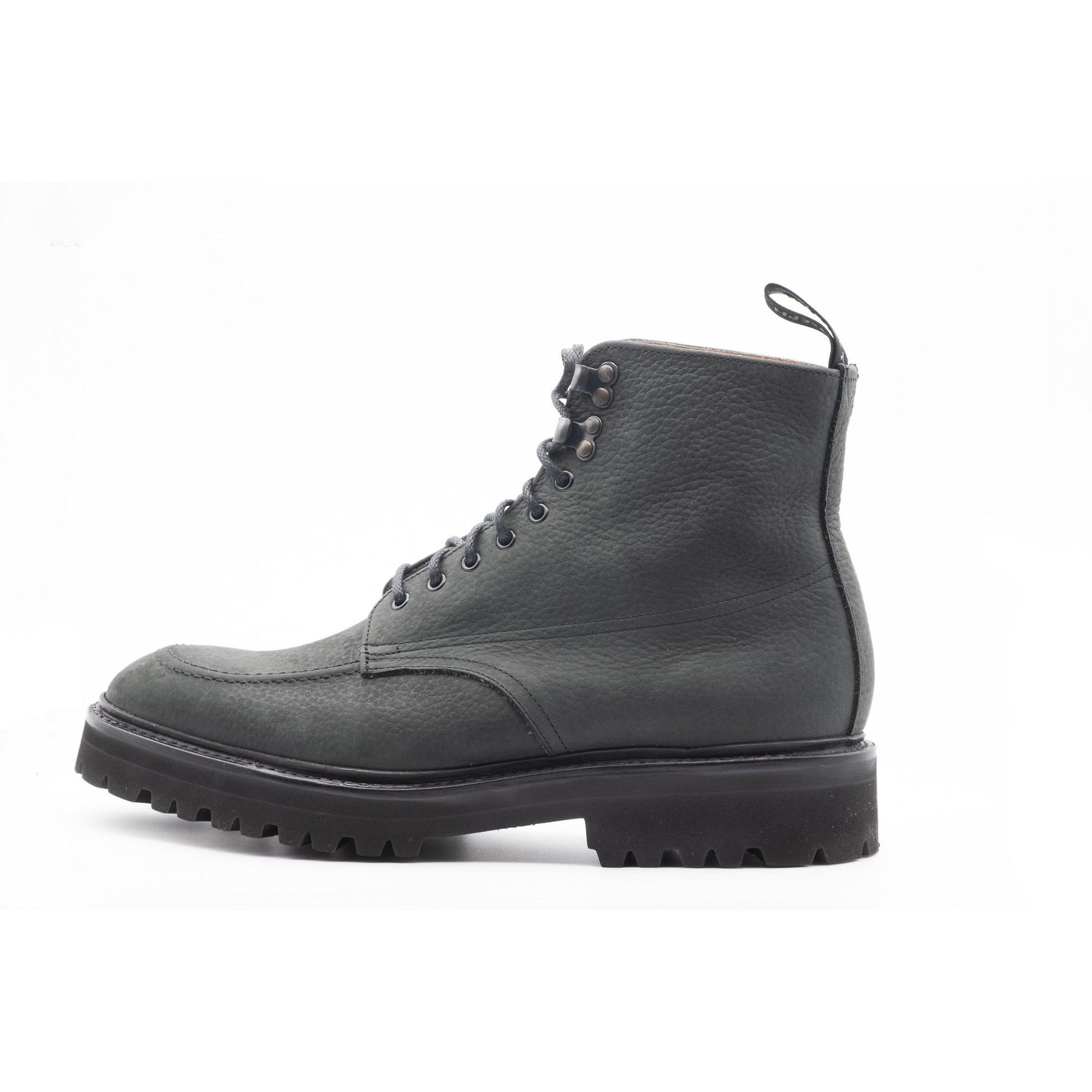 Product image 2 of 4 of Cheaney Men's Brixton M Apron Derby Boots - Black Grain Nubuck