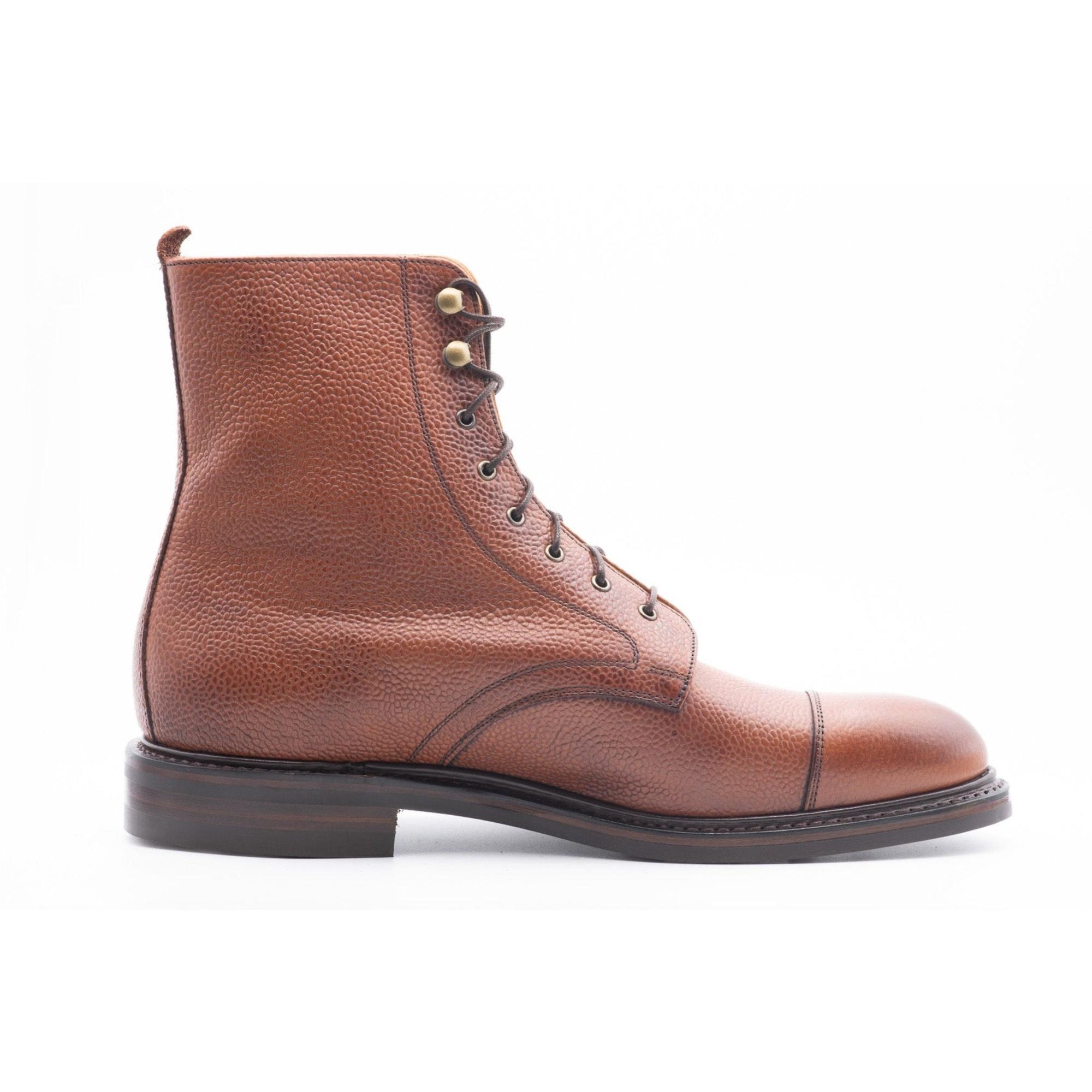 Product image 1 of 6 of Cheaney Men's Elliott II R Capped Derby Boots - Mahogany Grain Leather