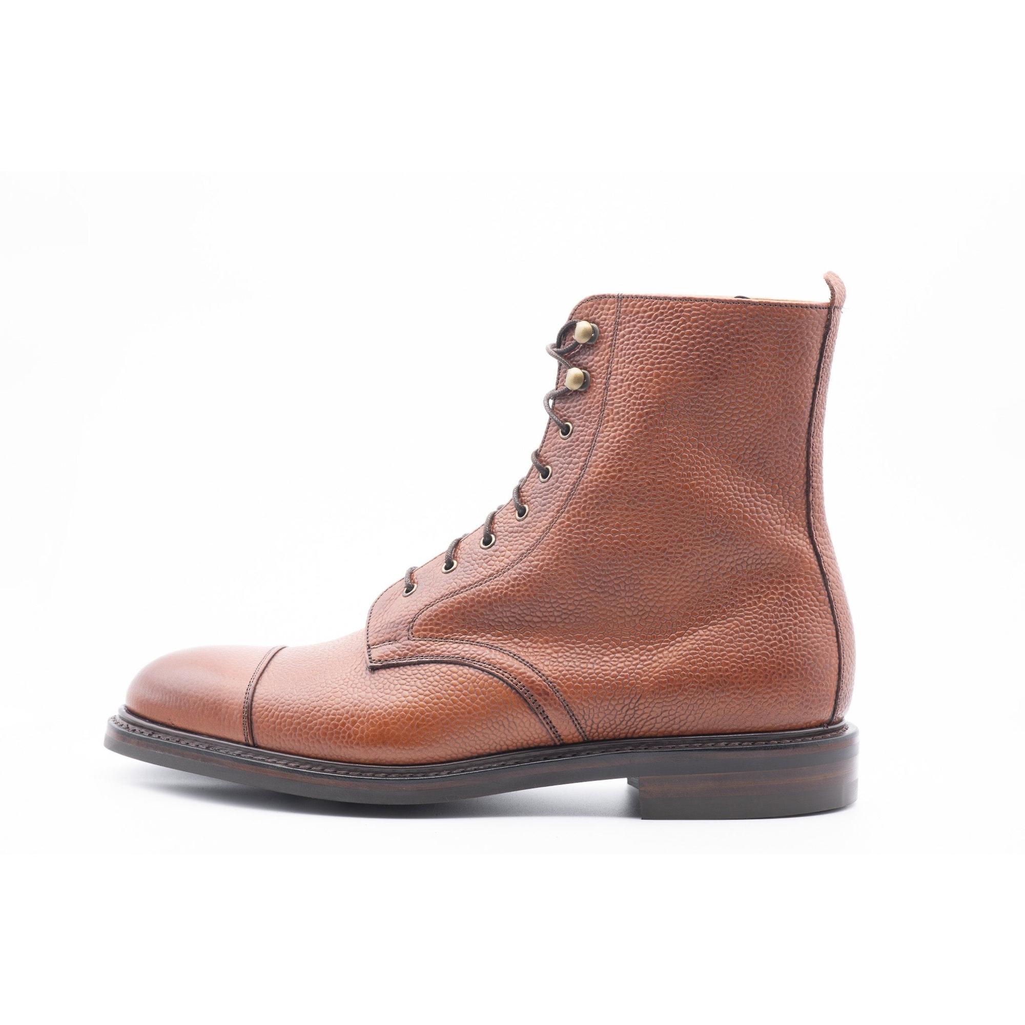 Product image 2 of 6 of Cheaney Men's Elliott II R Capped Derby Boots - Mahogany Grain Leather