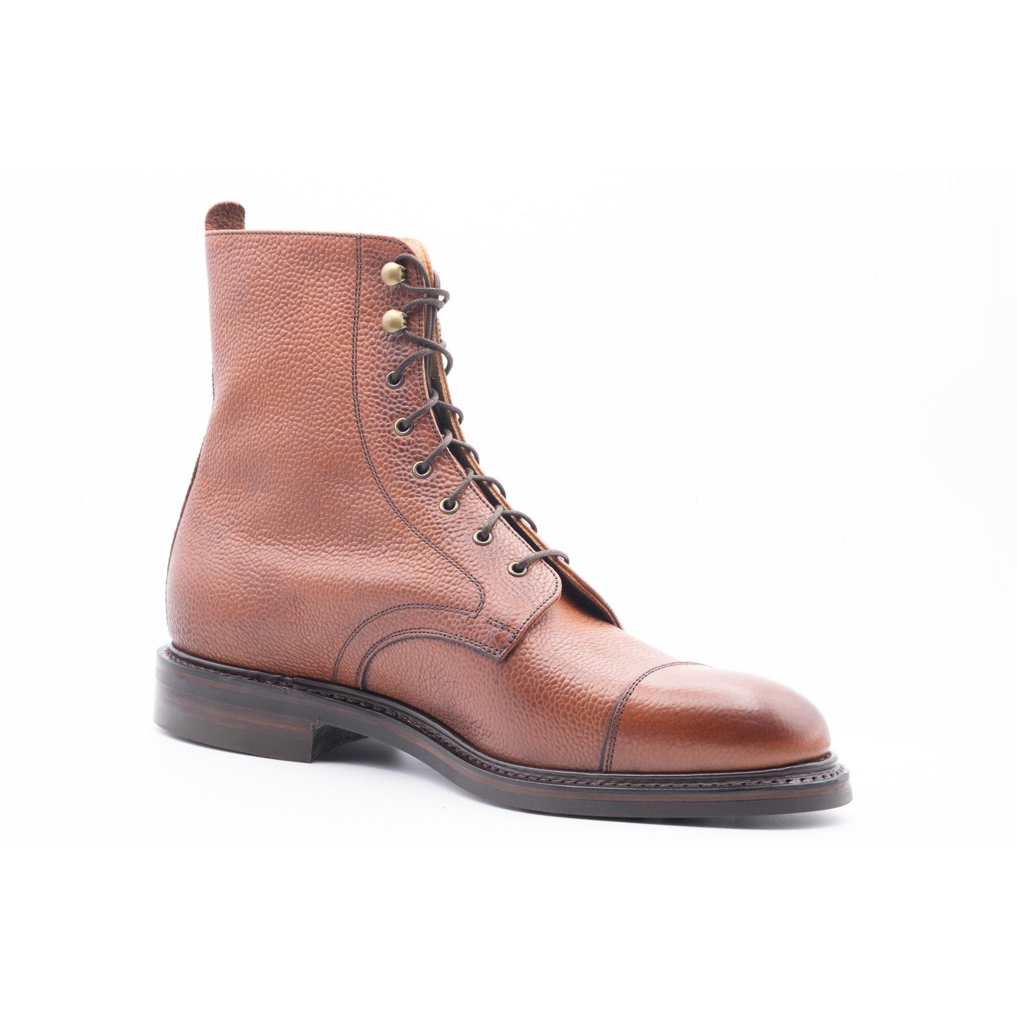 Product image 3 of 6 of Cheaney Men's Elliott II R Capped Derby Boots - Mahogany Grain Leather
