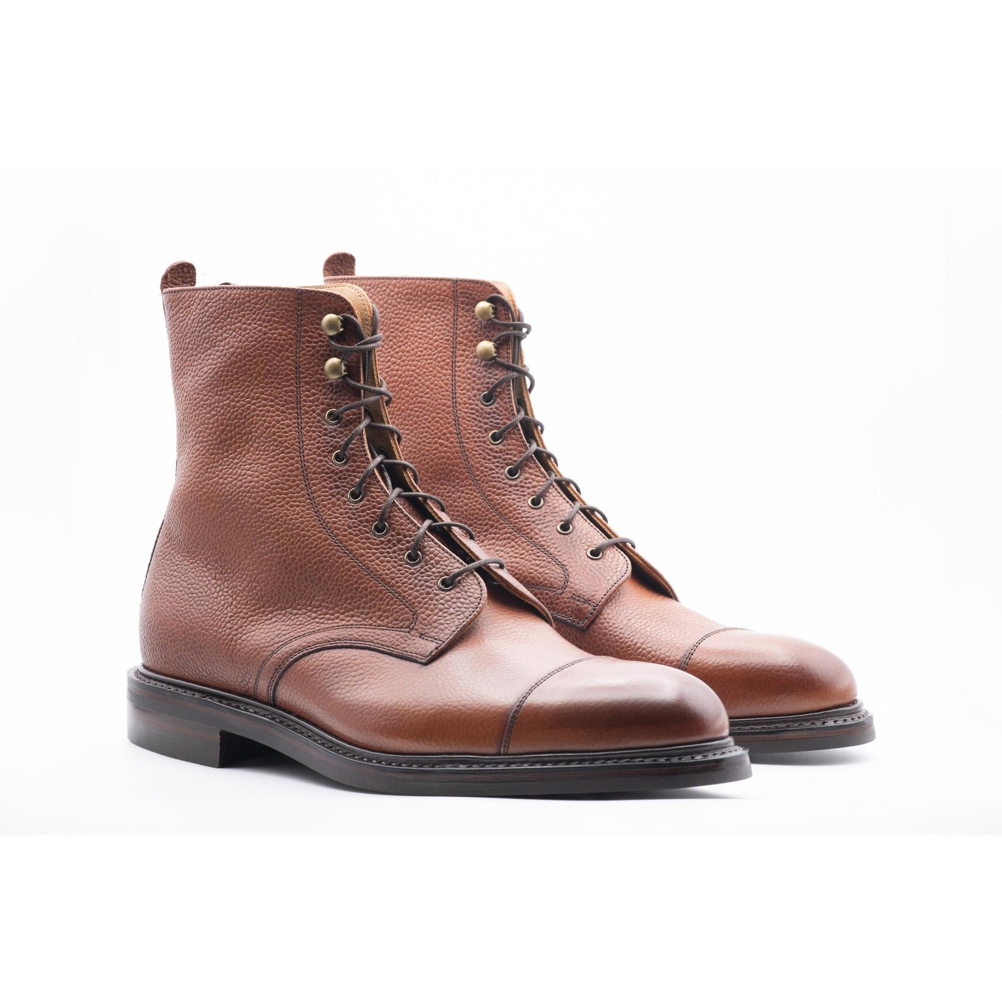 Product image 5 of 6 of Cheaney Men's Elliott II R Capped Derby Boots - Mahogany Grain Leather