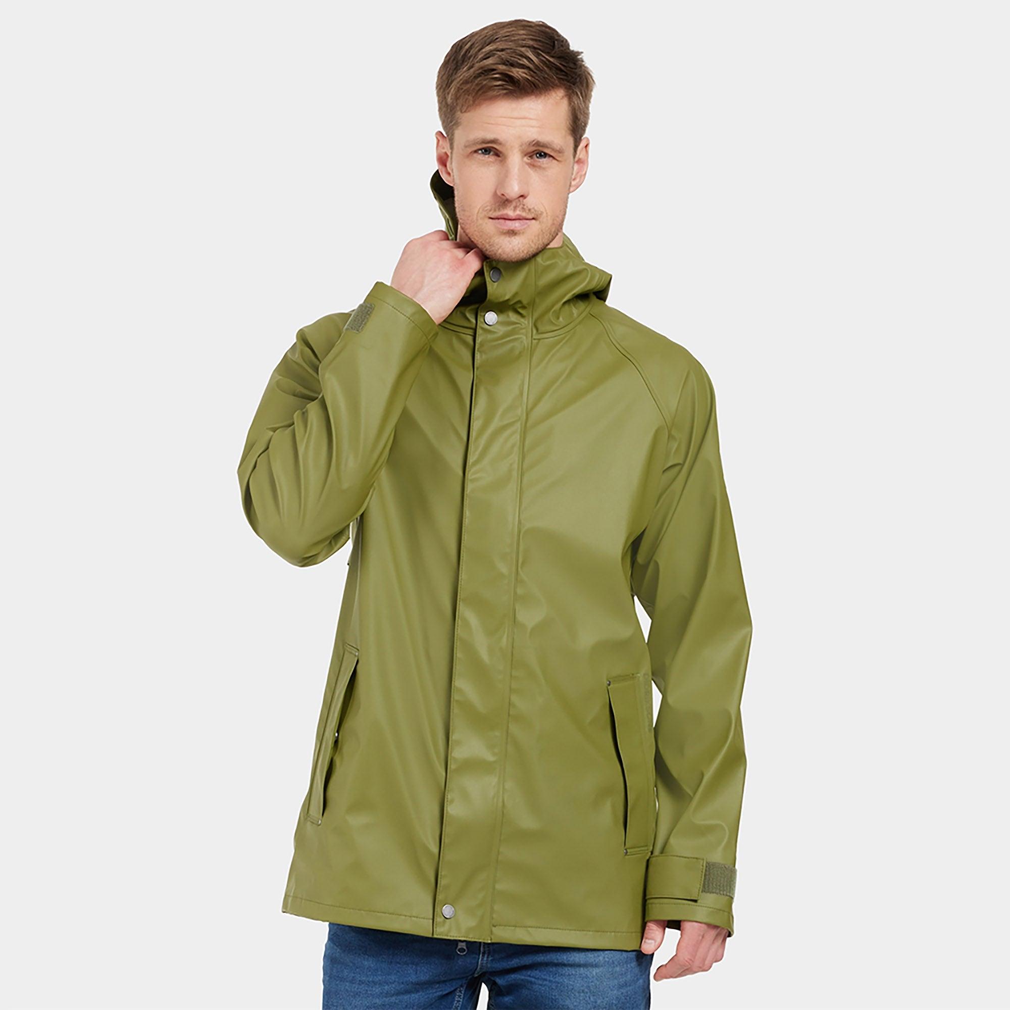 Product image 2 of 9 of Didriksons Men's Darwin Waterproof Jacket - Duffle Green