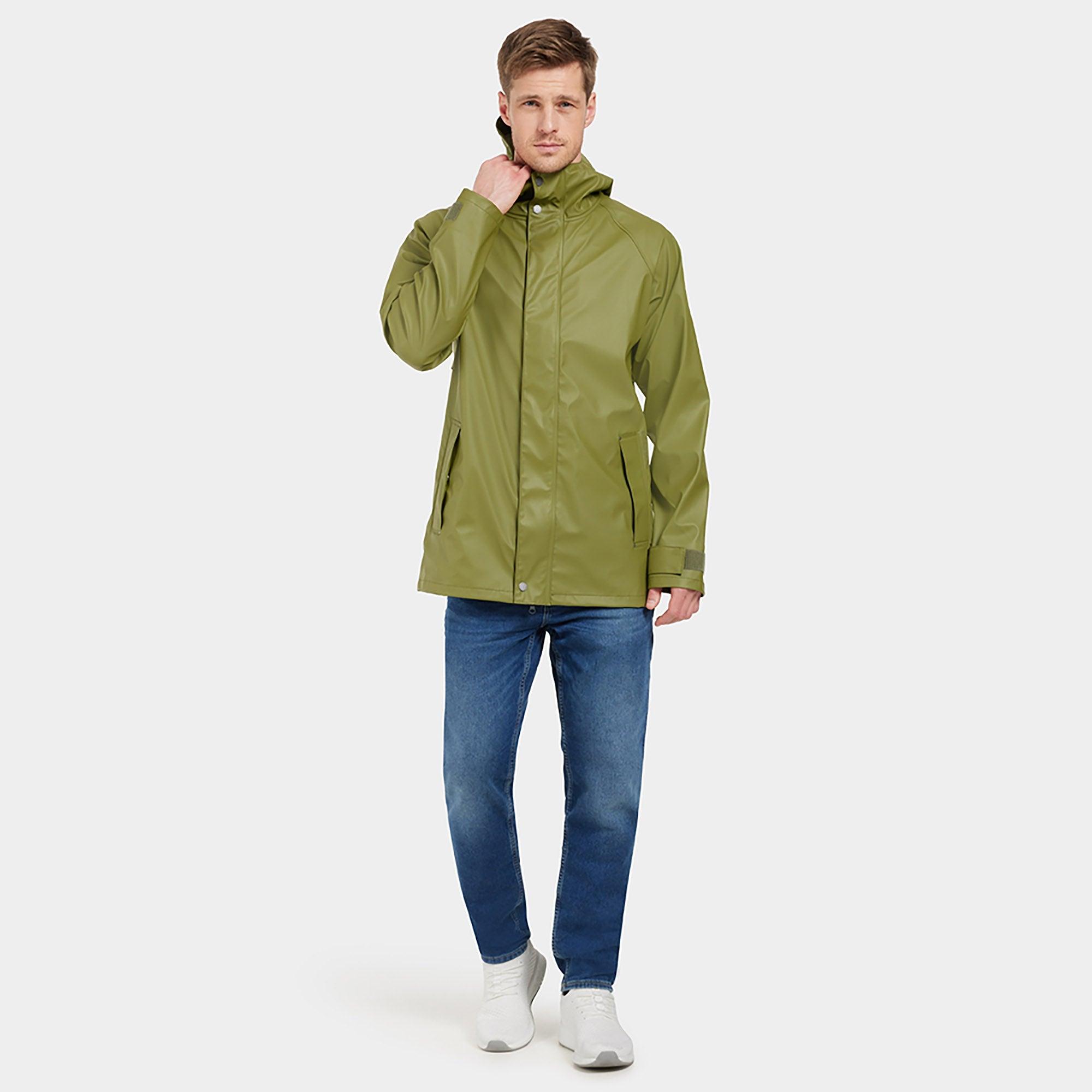 Product image 3 of 9 of Didriksons Men's Darwin Waterproof Jacket - Duffle Green