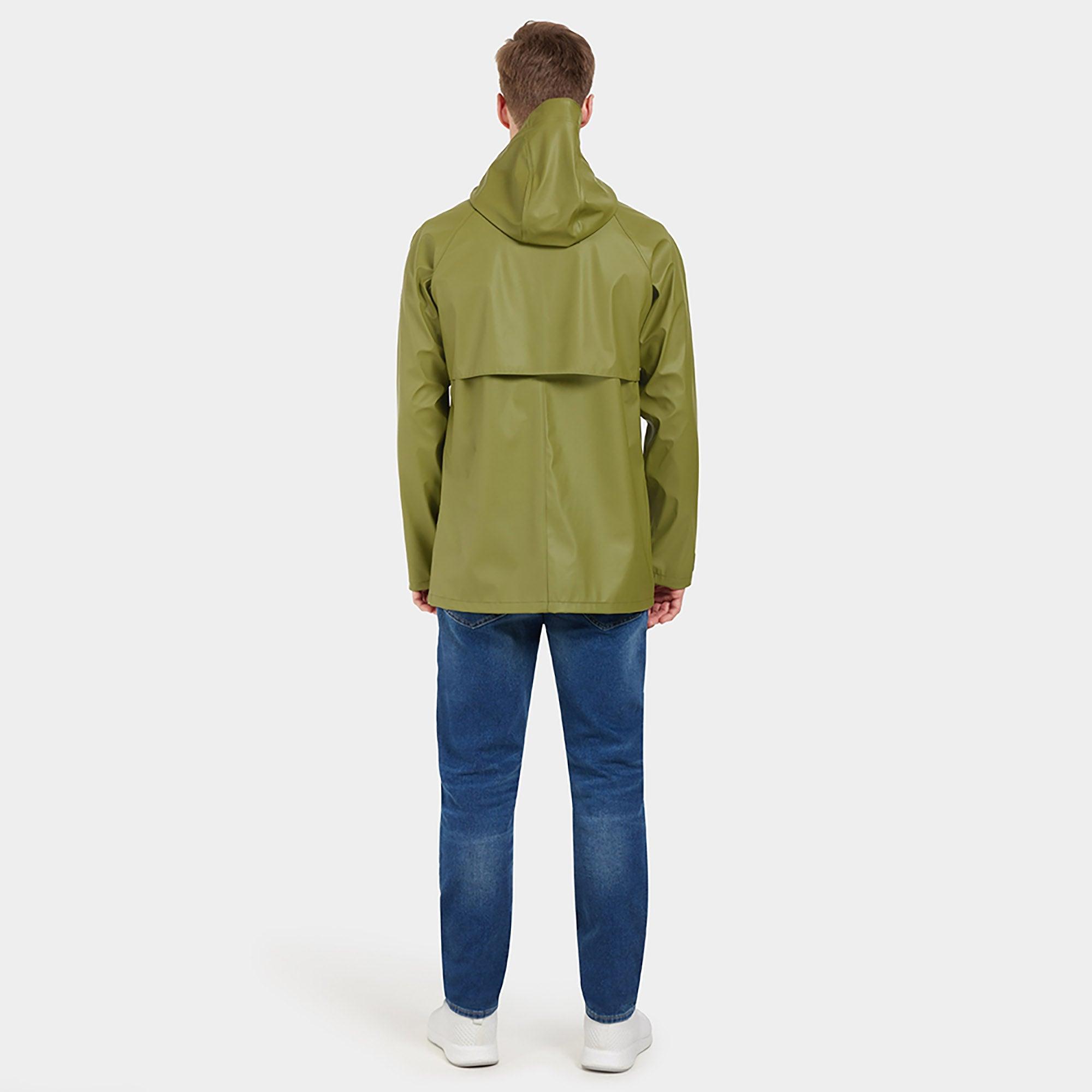 Product image 6 of 9 of Didriksons Men's Darwin Waterproof Jacket - Duffle Green