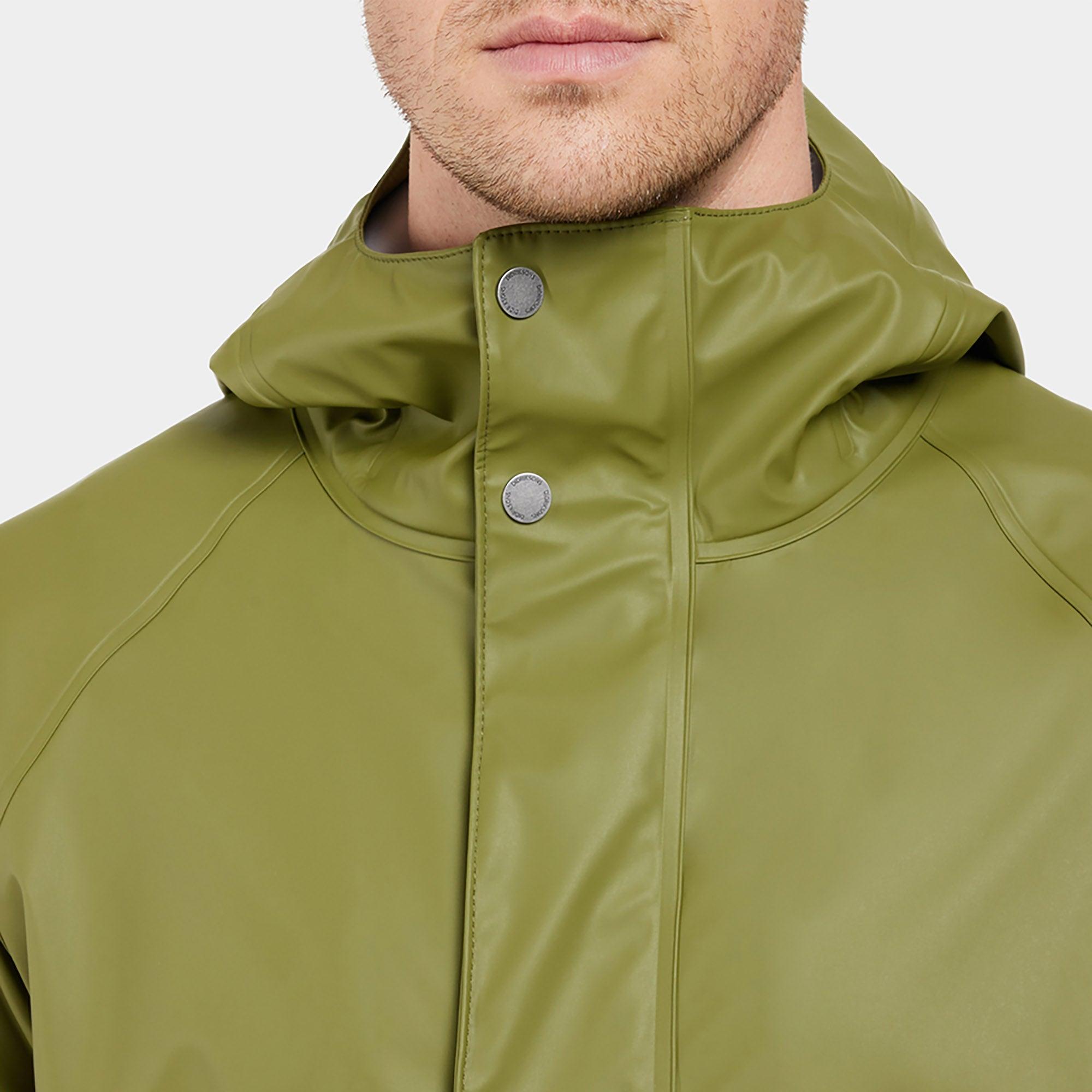 Product image 8 of 9 of Didriksons Men's Darwin Waterproof Jacket - Duffle Green
