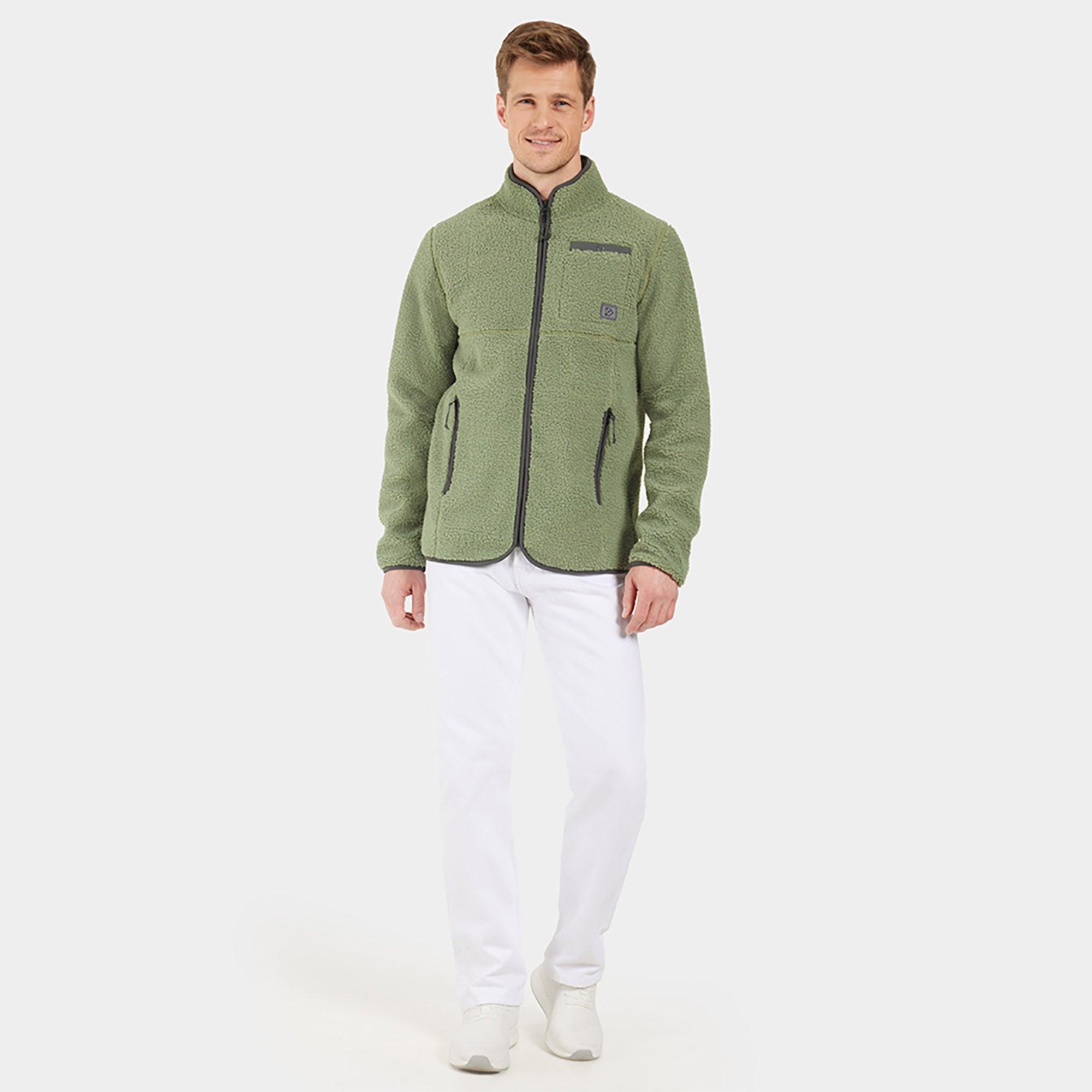 Product image 3 of 9 of Didriksons Men's Phoenix Full-Zip Fleece Jacket - Light Moss
