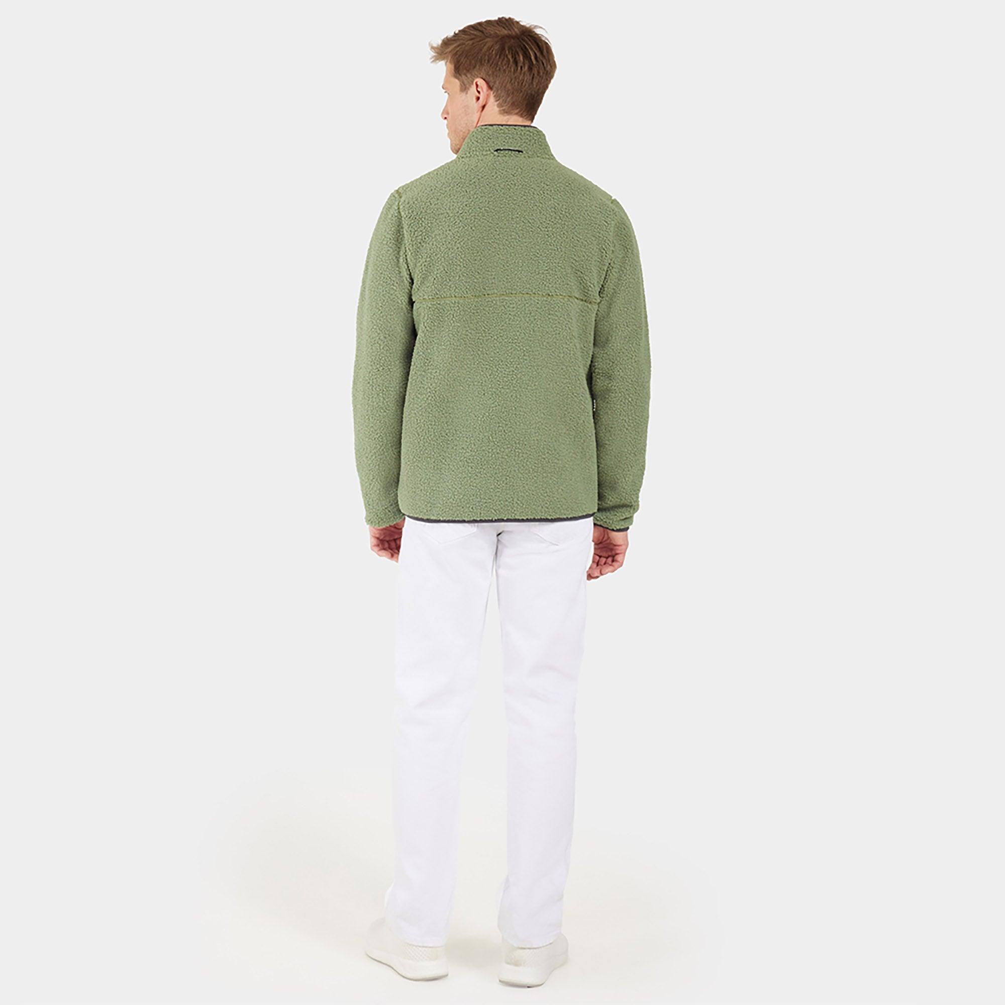 Product image 6 of 9 of Didriksons Men's Phoenix Full-Zip Fleece Jacket - Light Moss