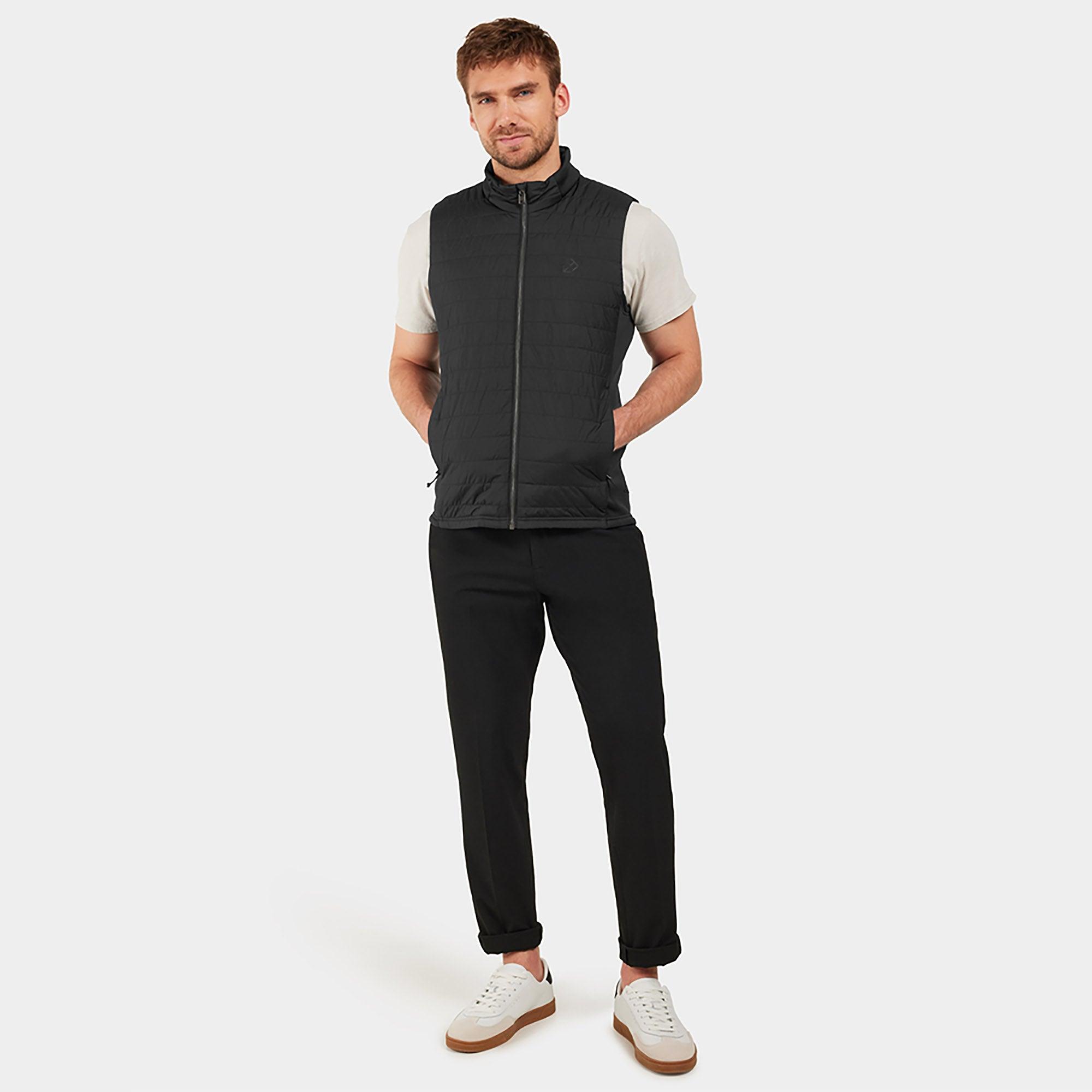 Product image 2 of 5 of Didriksons Men's Ubbe Quilted Gilet Vest - Black