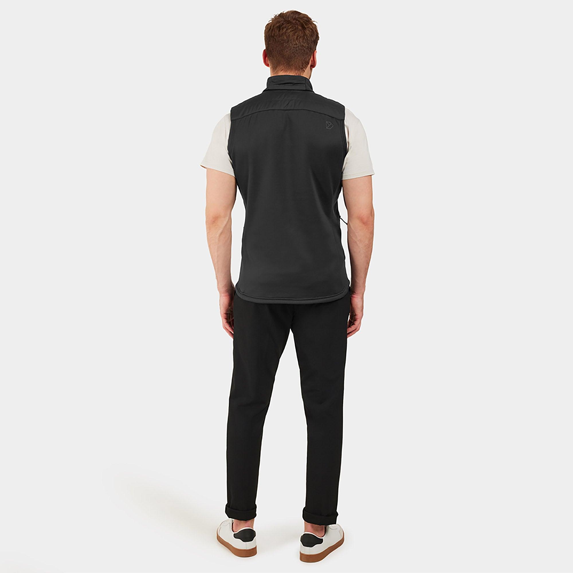 Product image 3 of 5 of Didriksons Men's Ubbe Quilted Gilet Vest - Black
