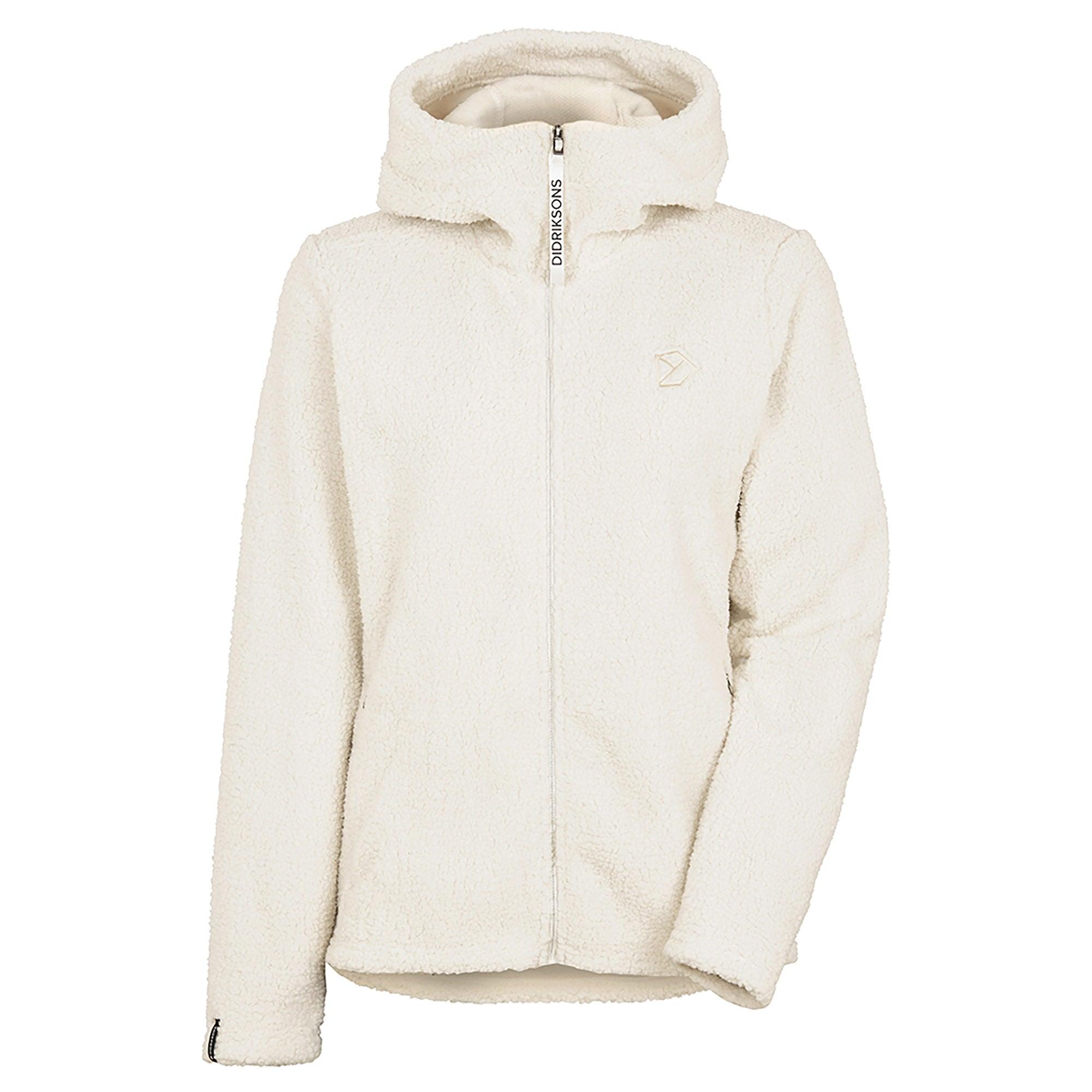 Product image 1 of 9 of Didriksons Women's Anniken Full-Zip Fleece Jacket - Shell White