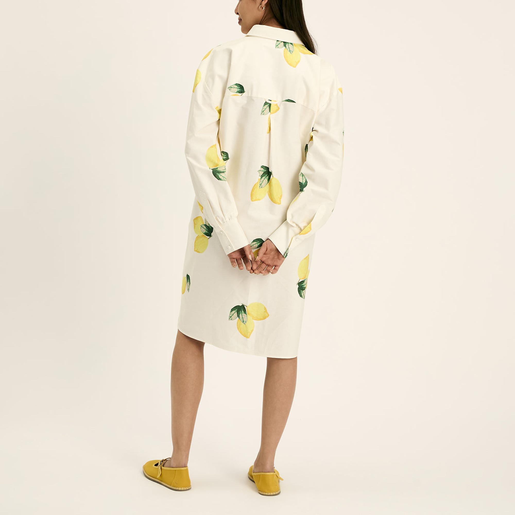Product image 8 of 10 of Joules Women's Phoebe Shirt Dress - White Lemon