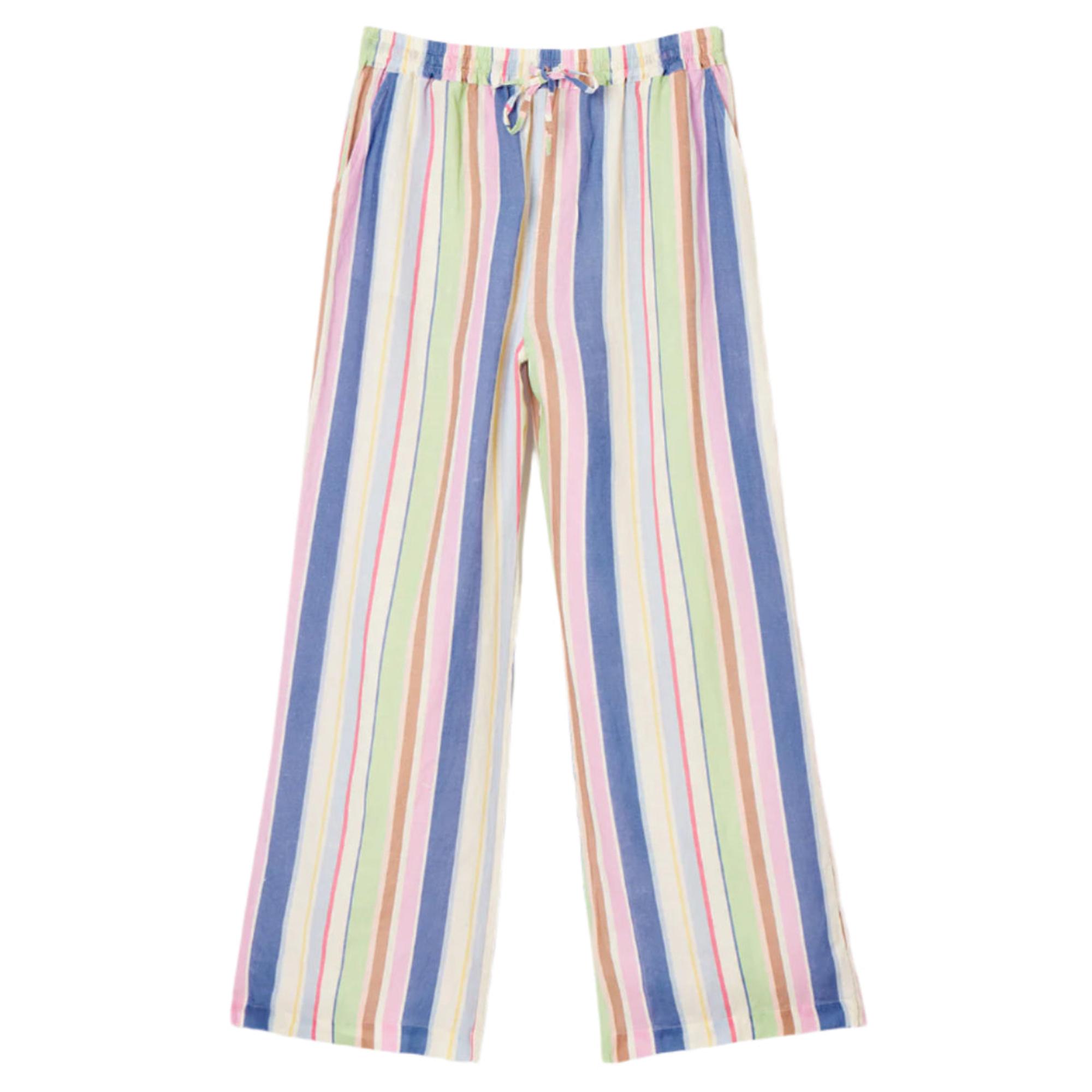 Product image 1 of 12 of Joules Women's Linen Trousers - Multi Stripe