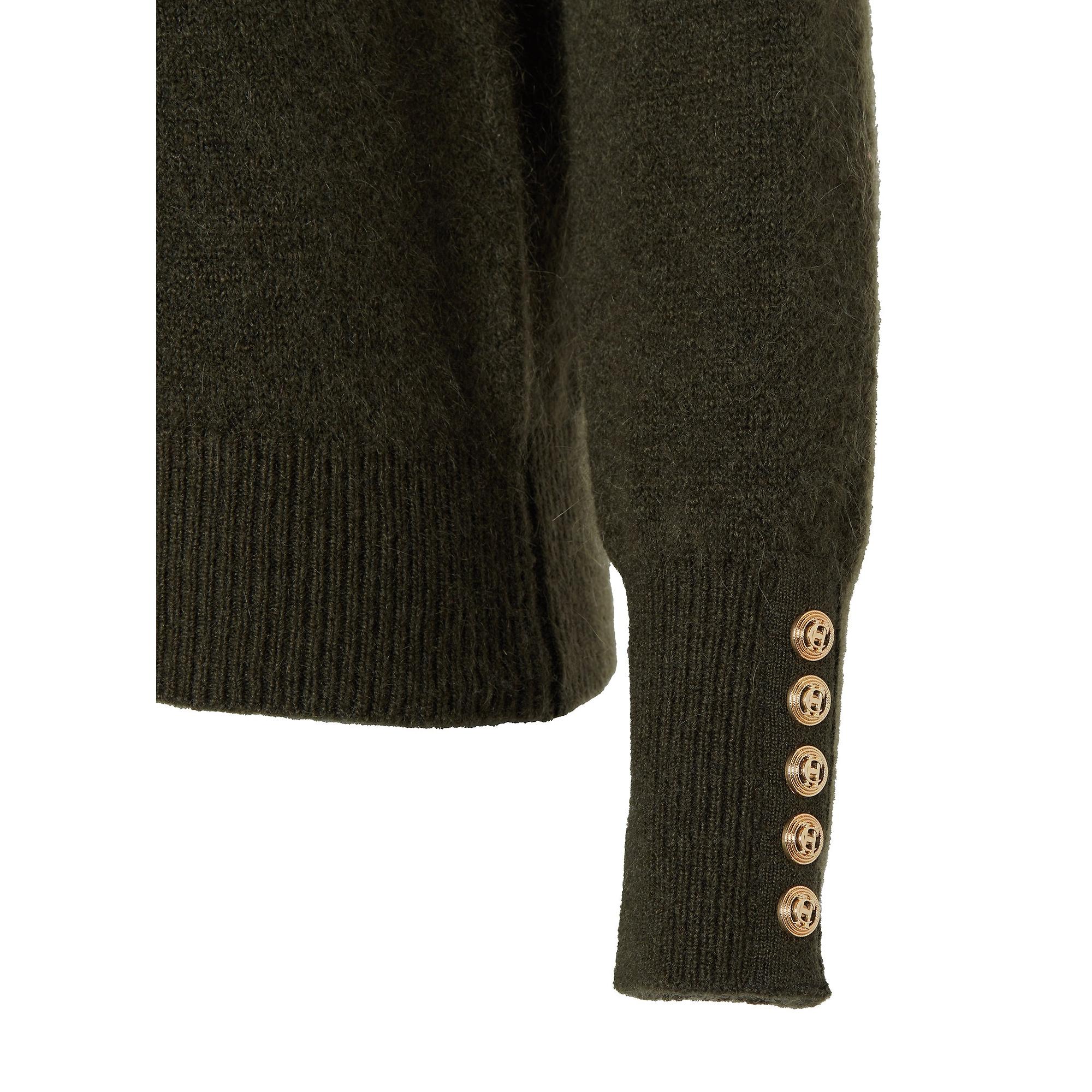 Product image 7 of 7 of Holland Cooper Women's Tori Quarter Zip Knit - Forest Green