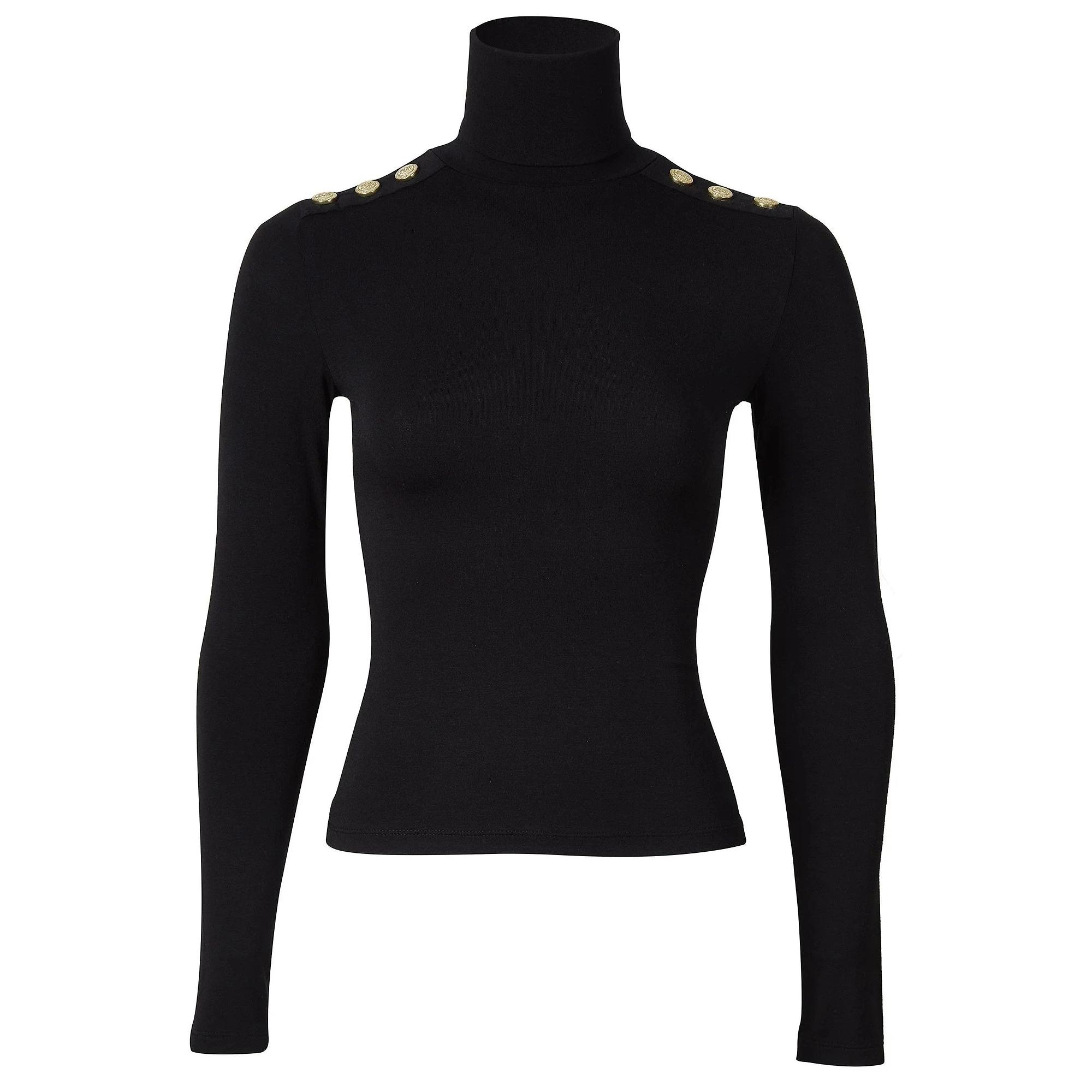 Product image 1 of 6 of Holland Cooper Women's Essential Roll Neck - Black