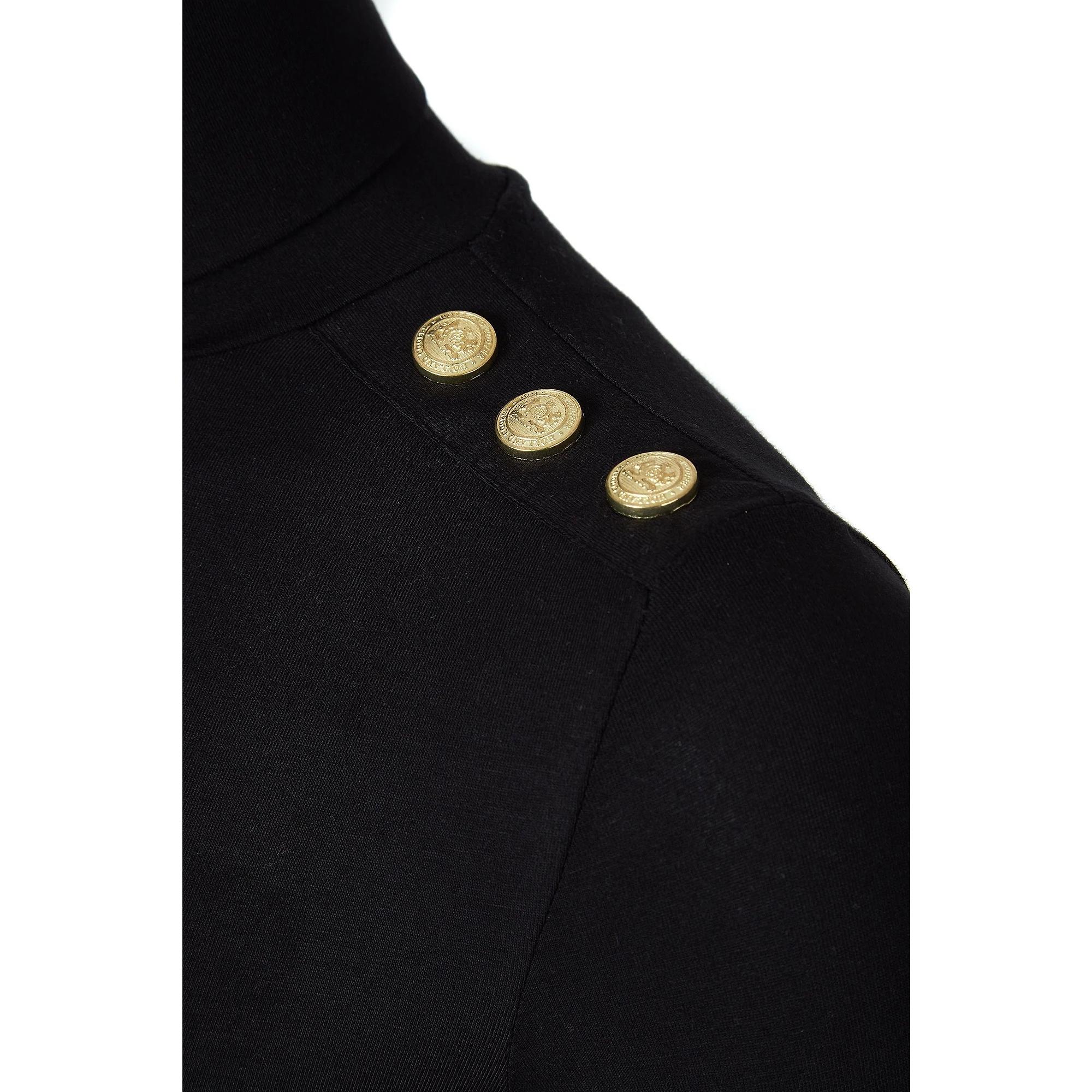 Product image 2 of 6 of Holland Cooper Women's Essential Roll Neck - Black