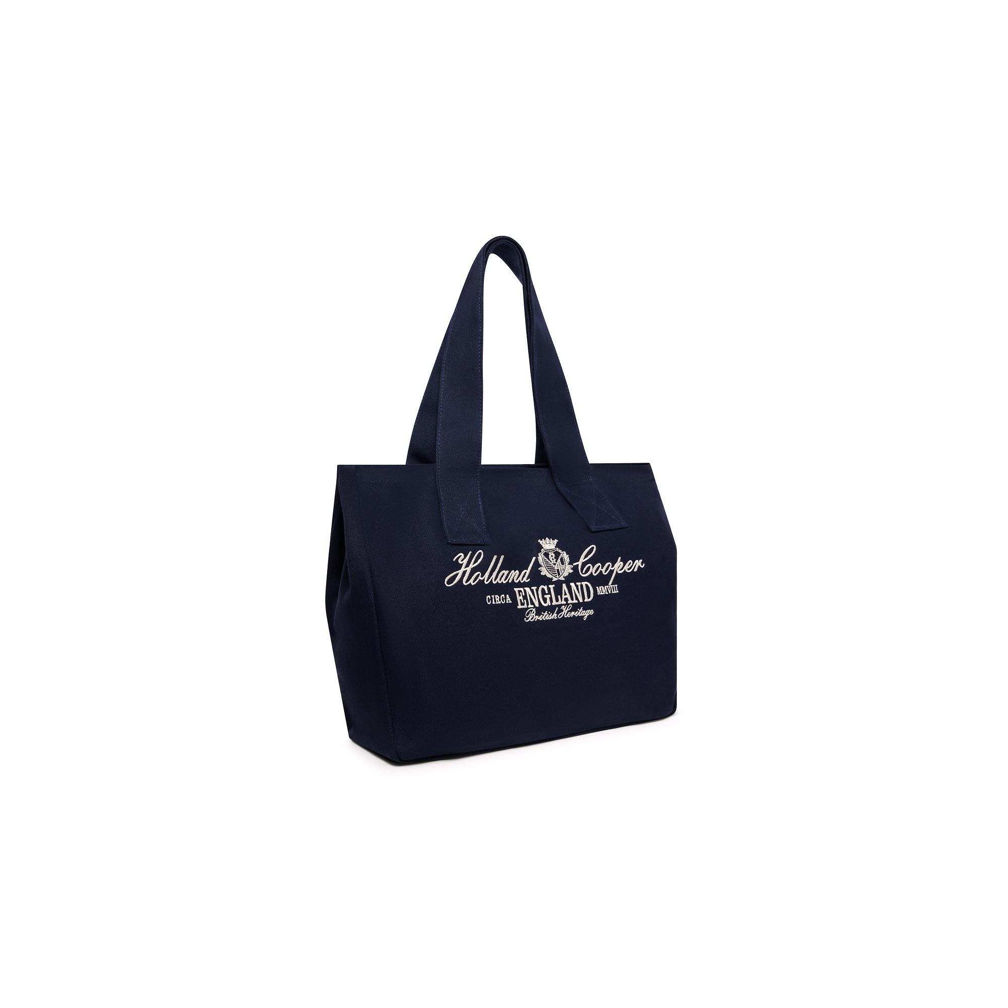 Product image 5 of 9 of Holland Cooper Women's Essential Tote Bag - Navy Ecru
