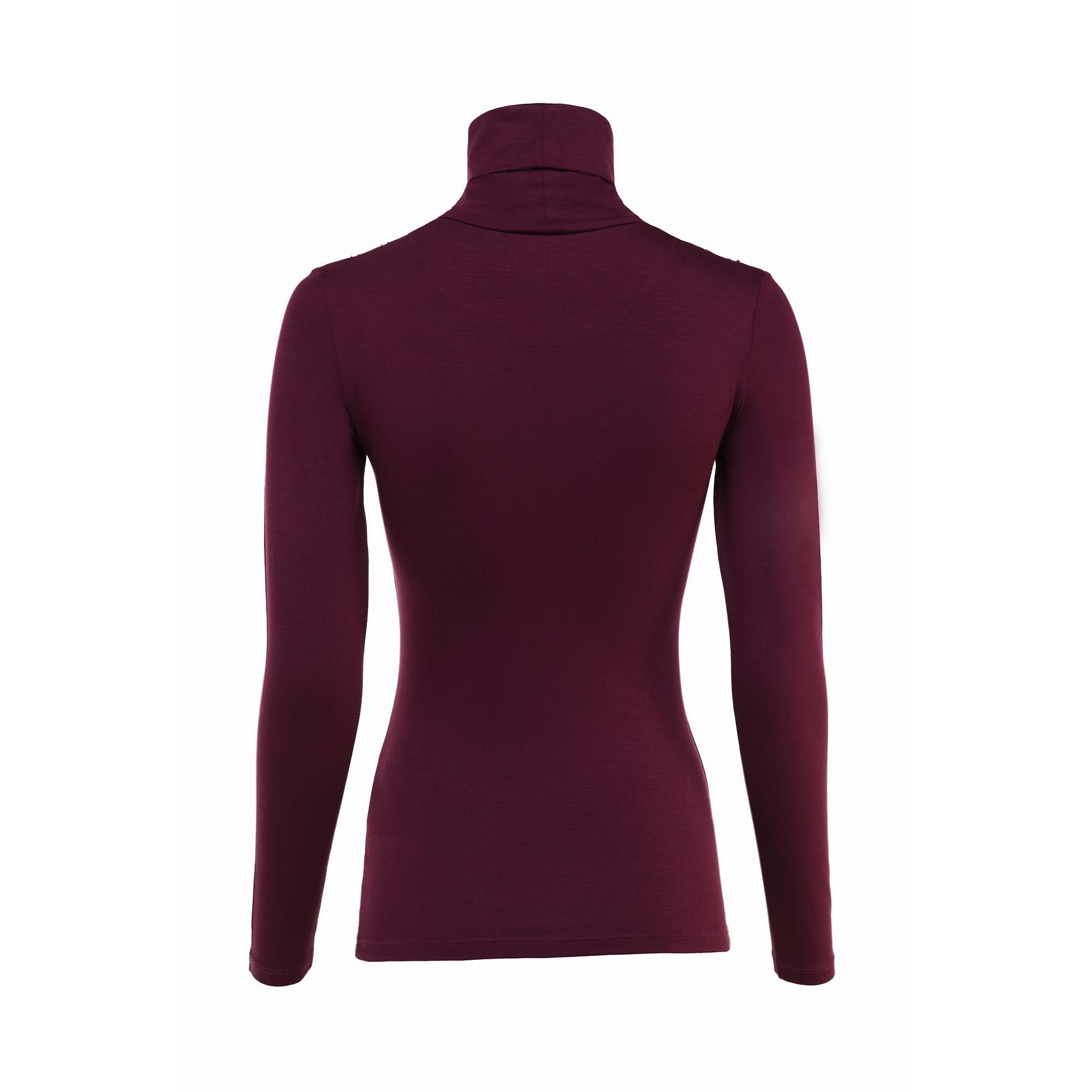 Product image 3 of 9 of Holland Cooper Women's Essential Roll Neck - Burgandy