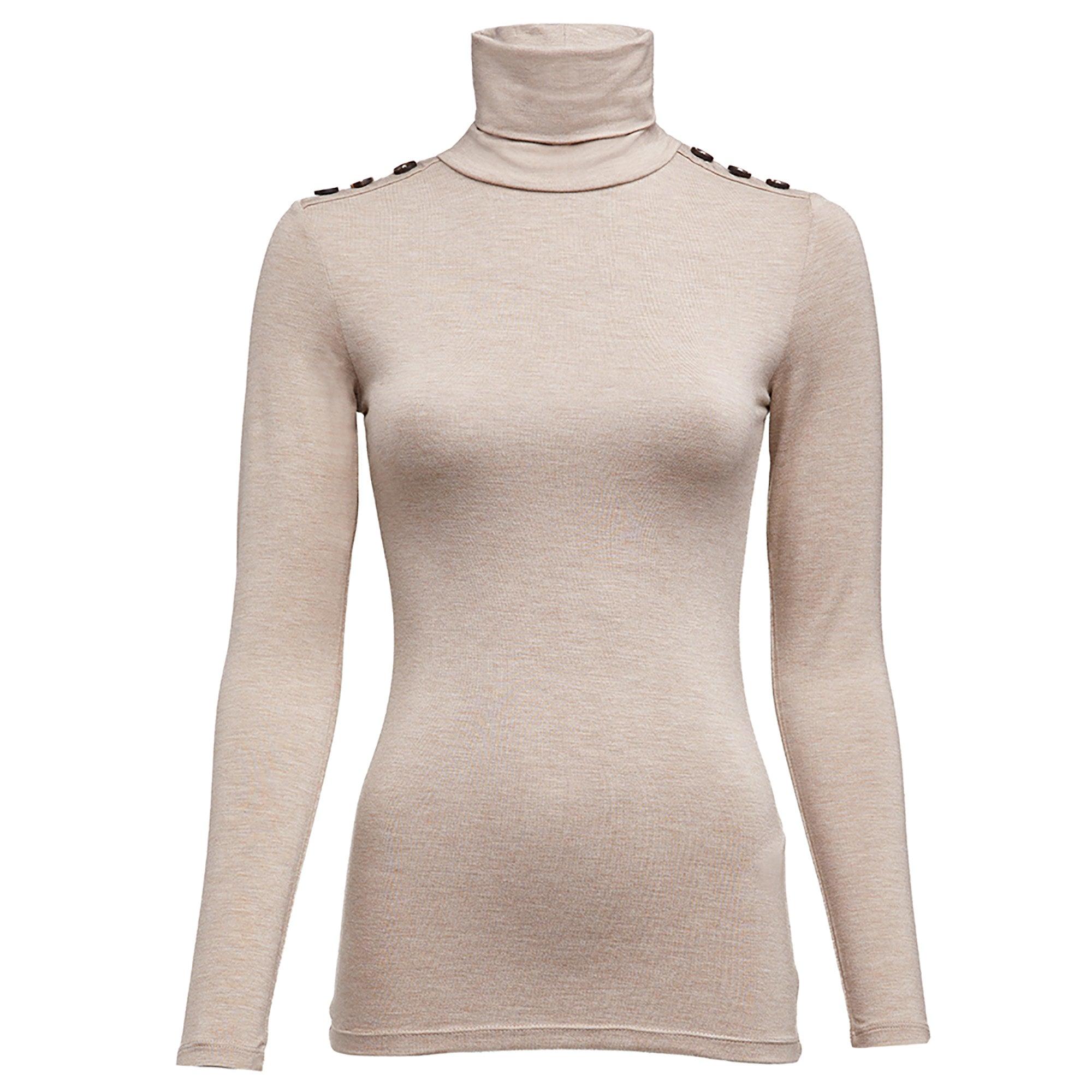 Product image 1 of 9 of Holland Cooper Women's Essential Roll Neck - Oatmeal