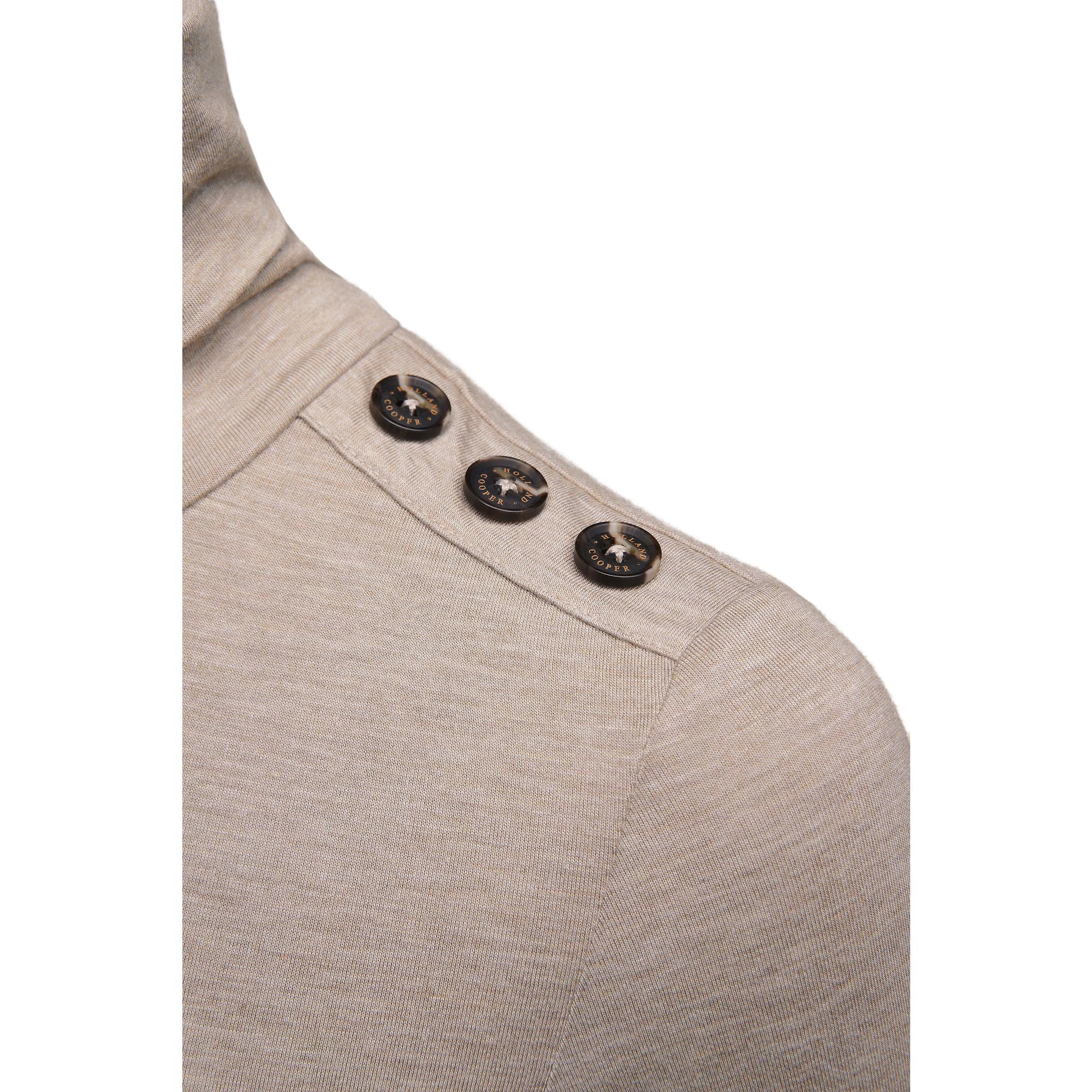 Product image 9 of 9 of Holland Cooper Women's Essential Roll Neck - Oatmeal
