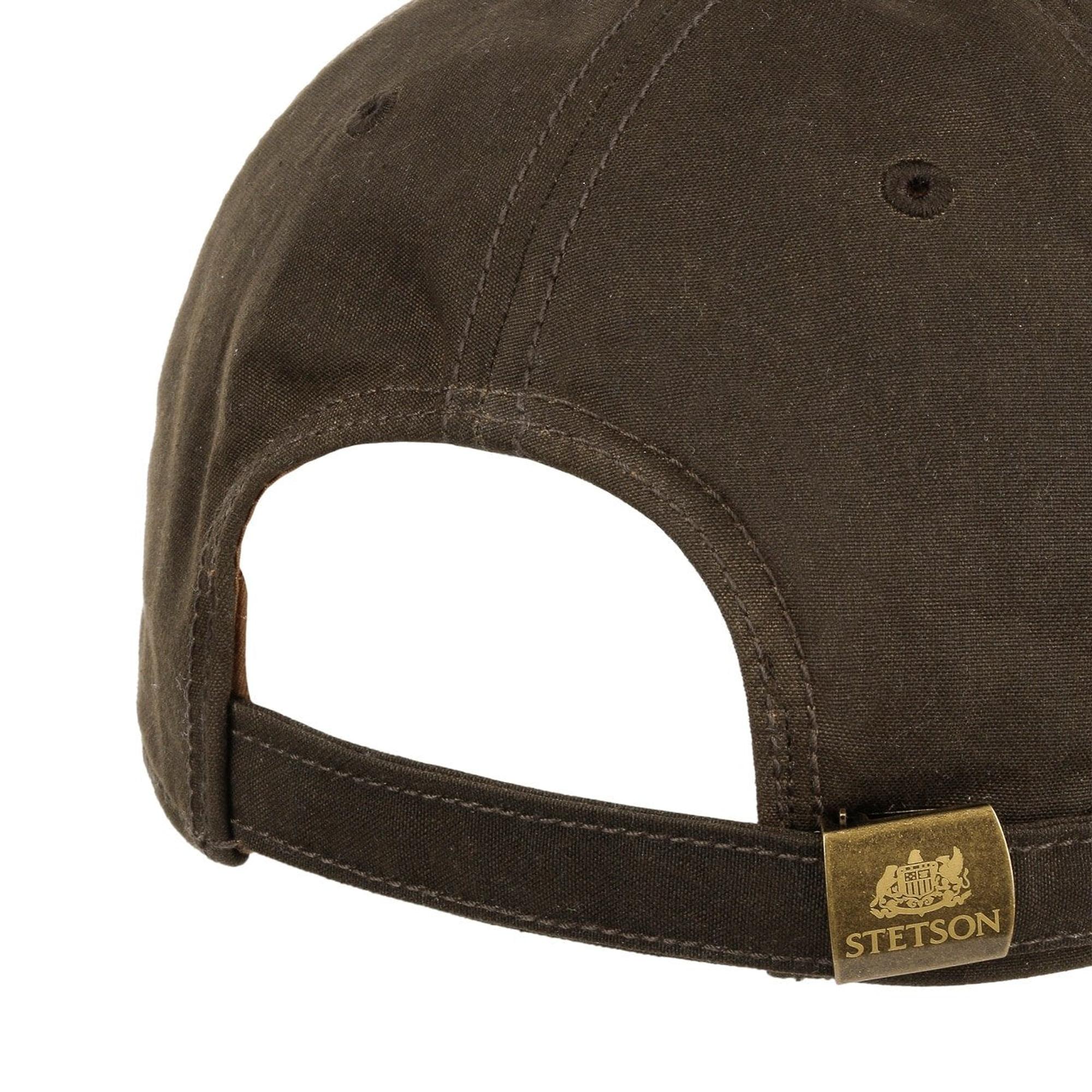 Product image 4 of 4 of Stetson Exploring Since 1865 Waxed Cotton Baseball Cap - Dark Brown
