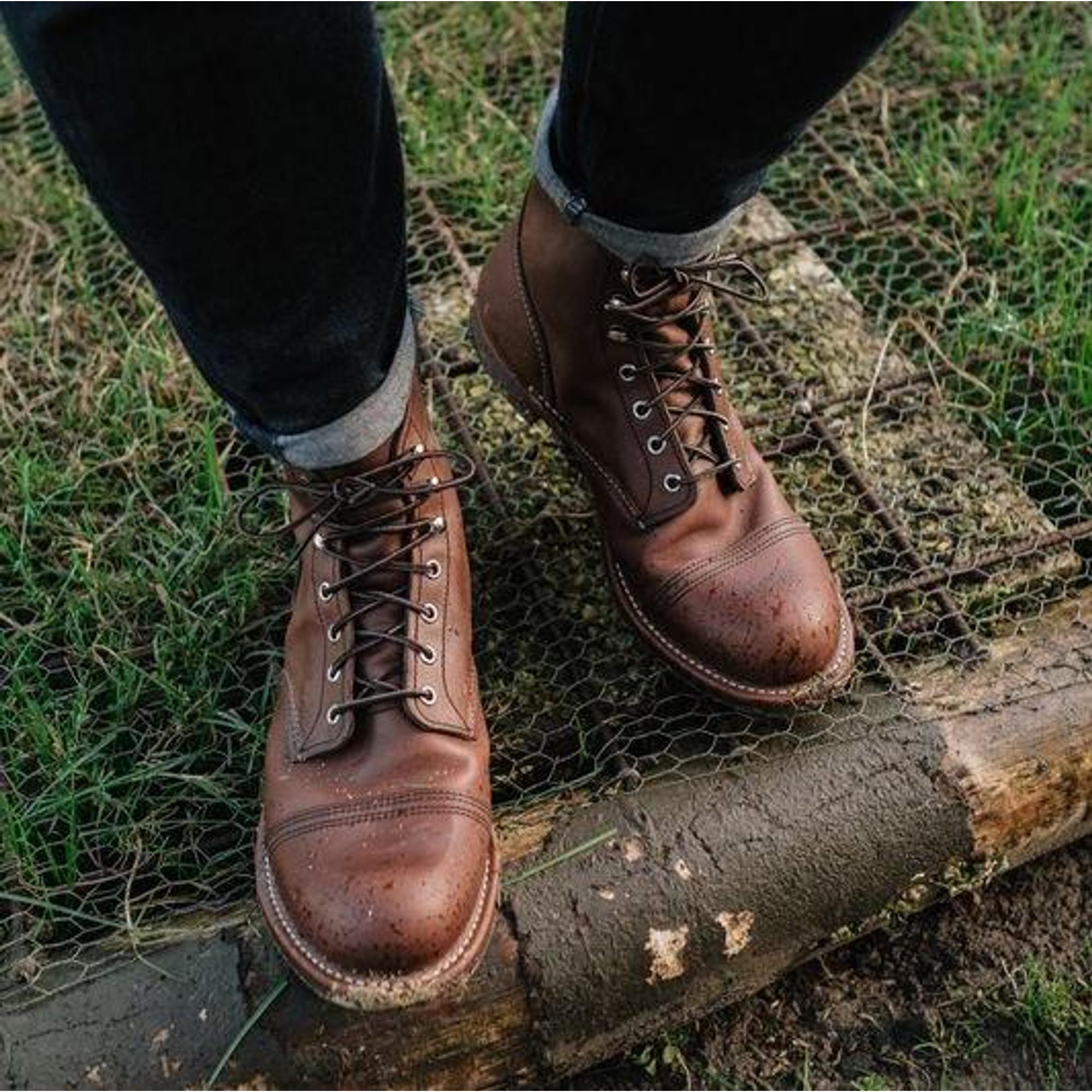 Product image 11 of 11 of Red Wing Iron Ranger 6" Boot Harness Leather - Amber - Style 8111