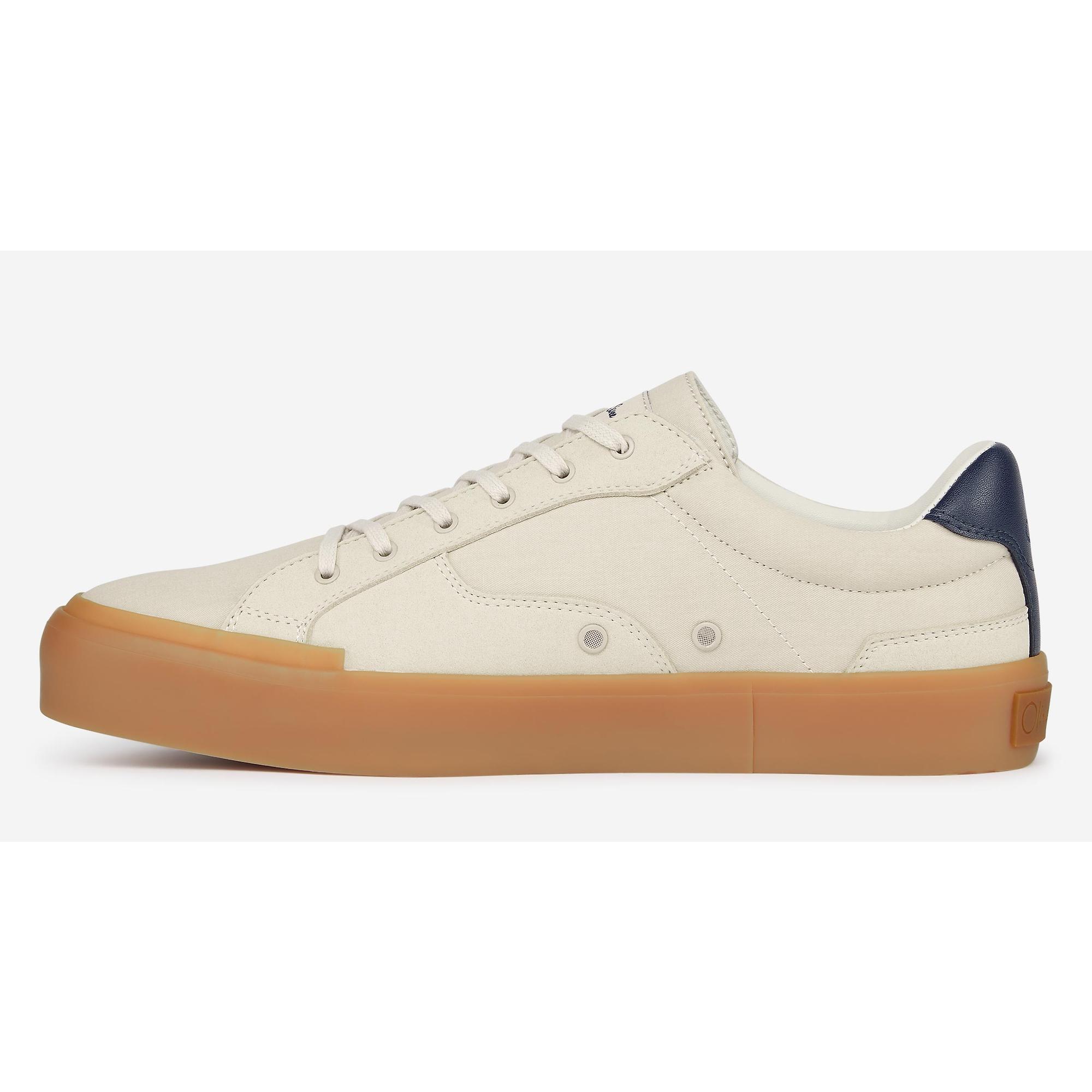 Product image 5 of 5 of Oliver Sweeney Men's Eyke Canvas Retro Trainers - Off White
