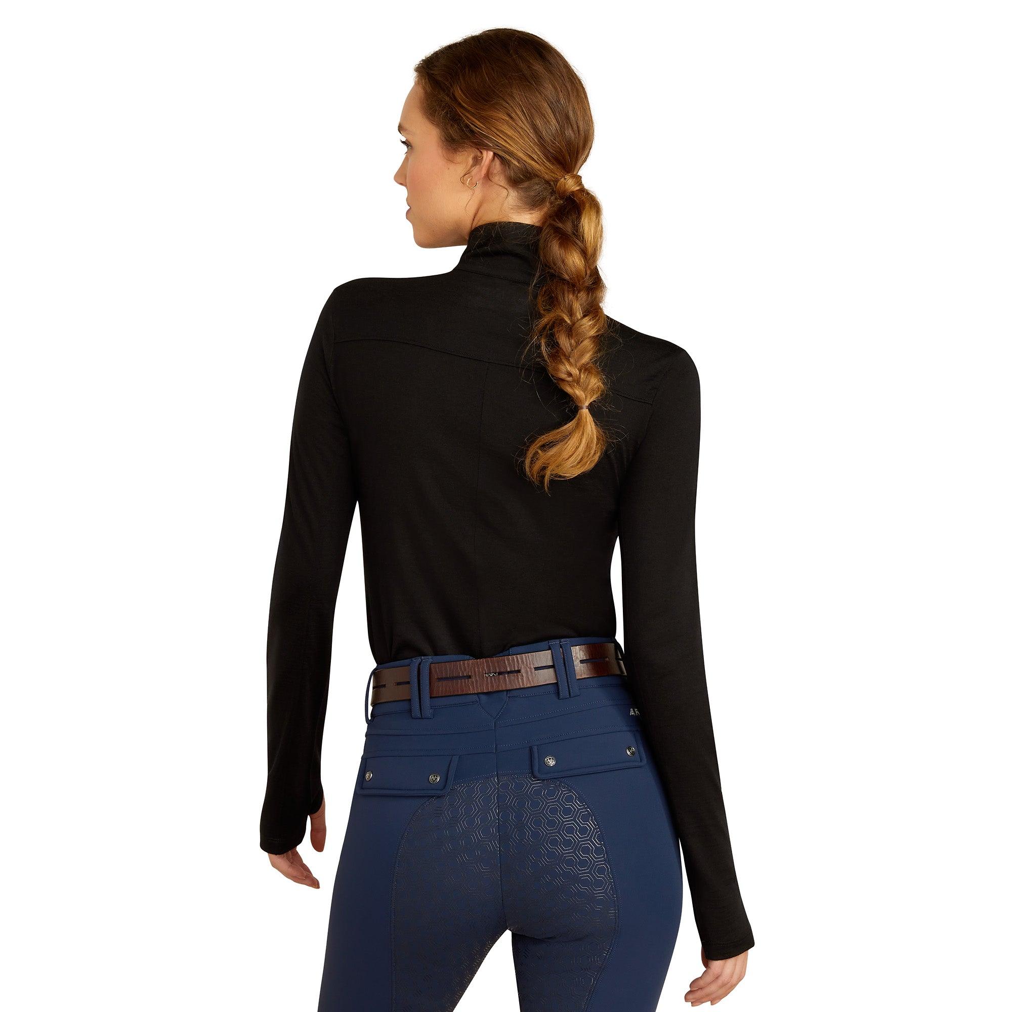 Product image 2 of 4 of Ariat Women's Cheviot 1/4 Zip Baselayer - Black