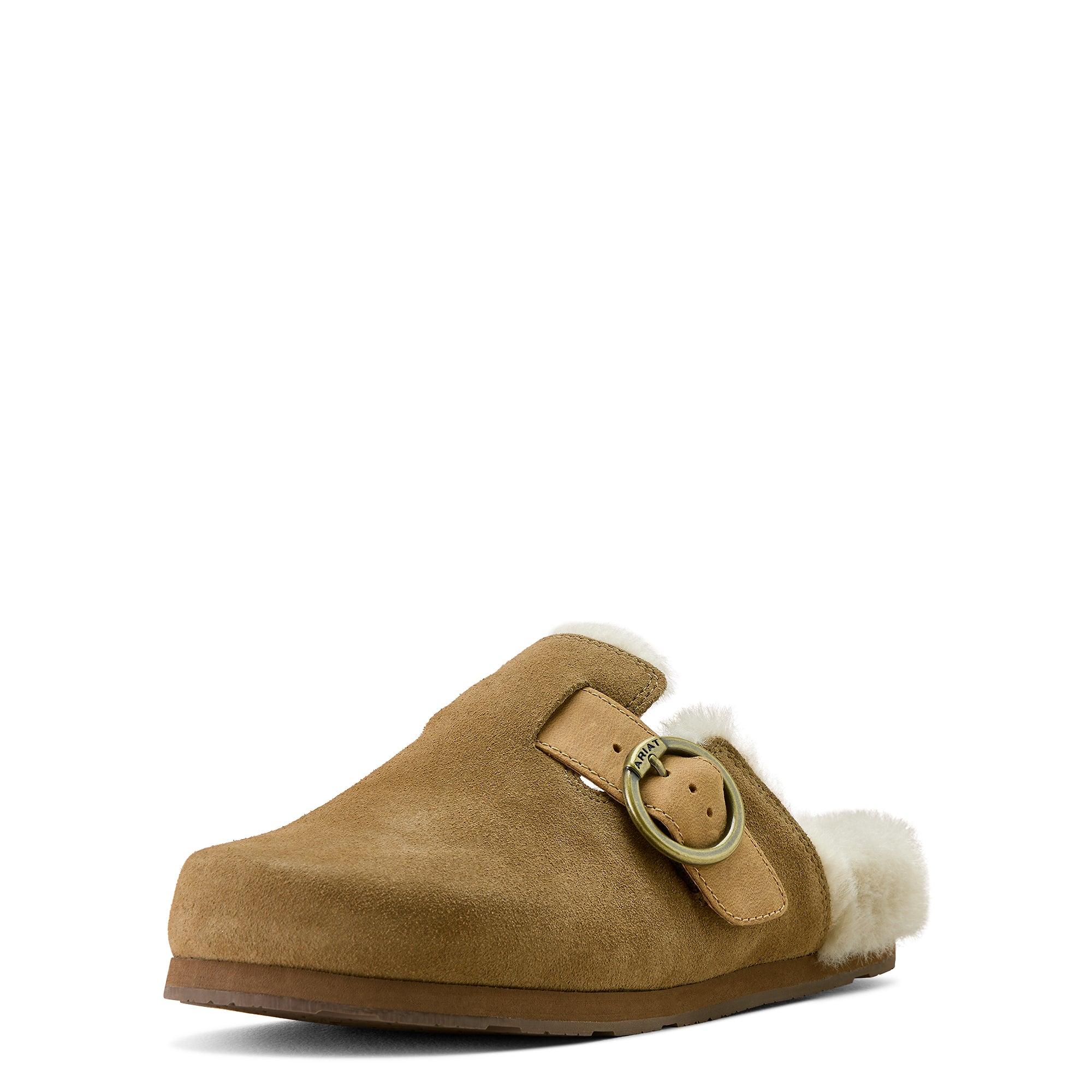 Product image 2 of 7 of Ariat Women's Country Sherpa Mules - Ranch Brown Suede