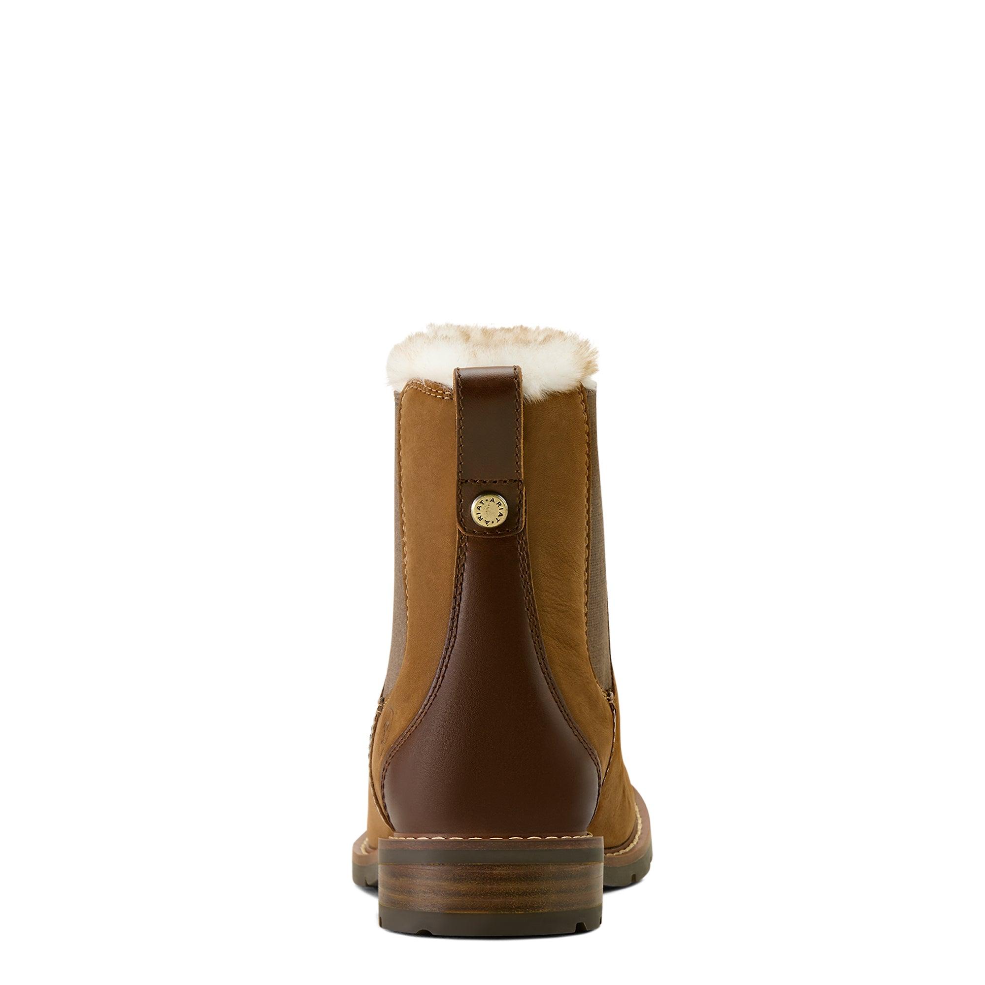 Product image 3 of 7 of Ariat Women's Wexford Sherpa Waterproof Chelsea Boots - Amber Brown