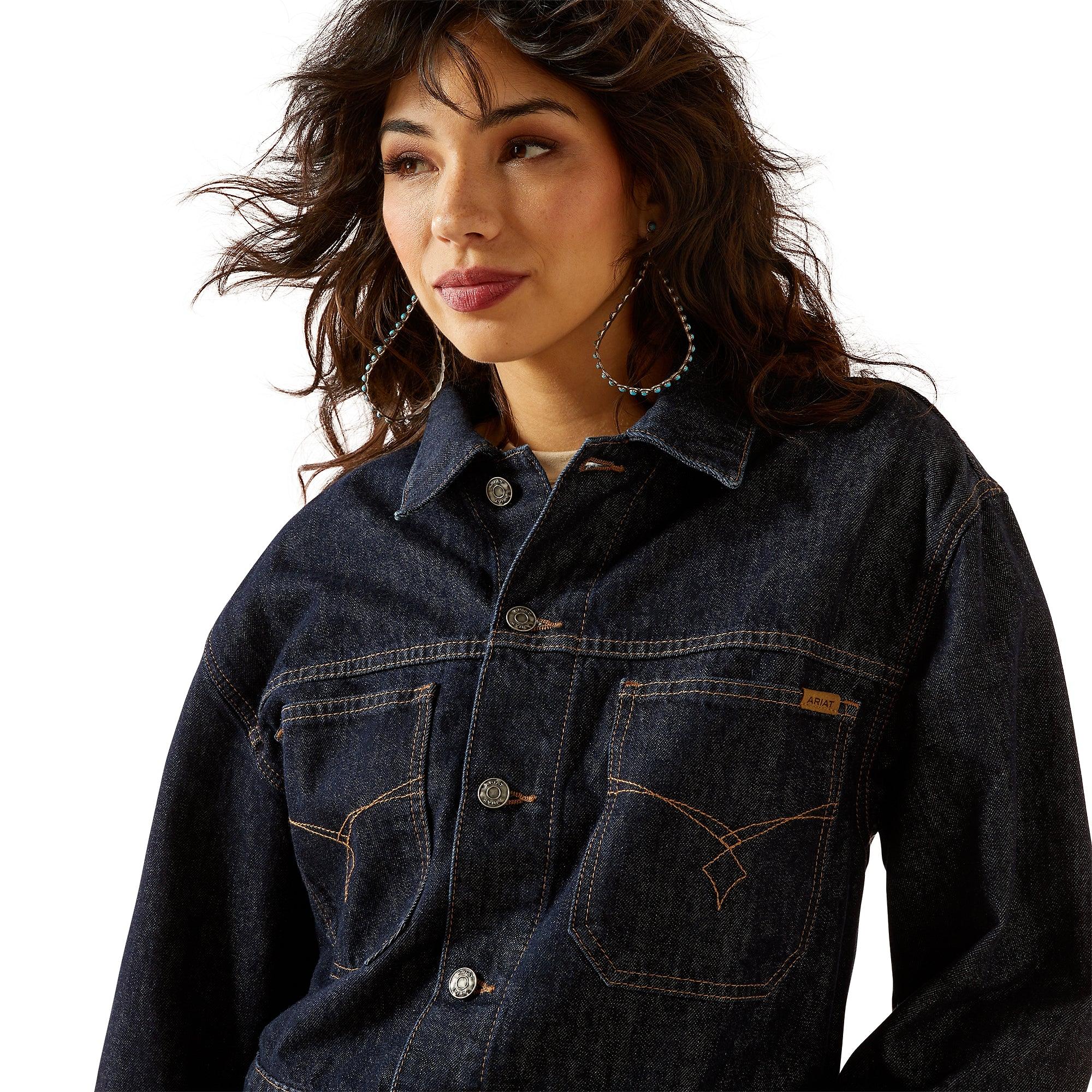 Product image 3 of 4 of Ariat Women's Western Utility Denim Jacket - Rinse
