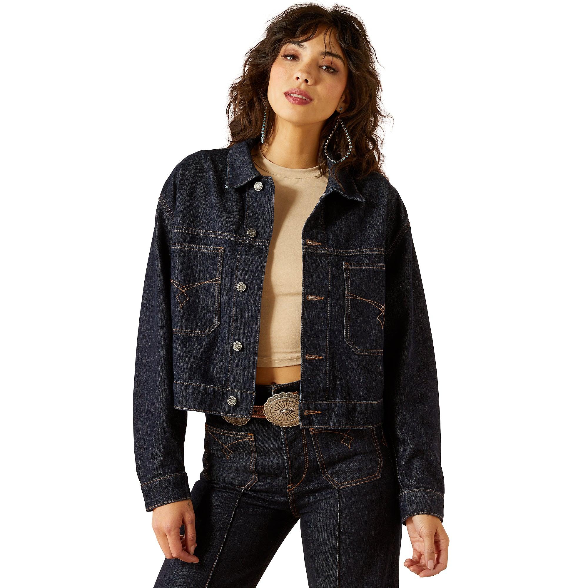 Product image 1 of 4 of Ariat Women's Western Utility Denim Jacket - Rinse
