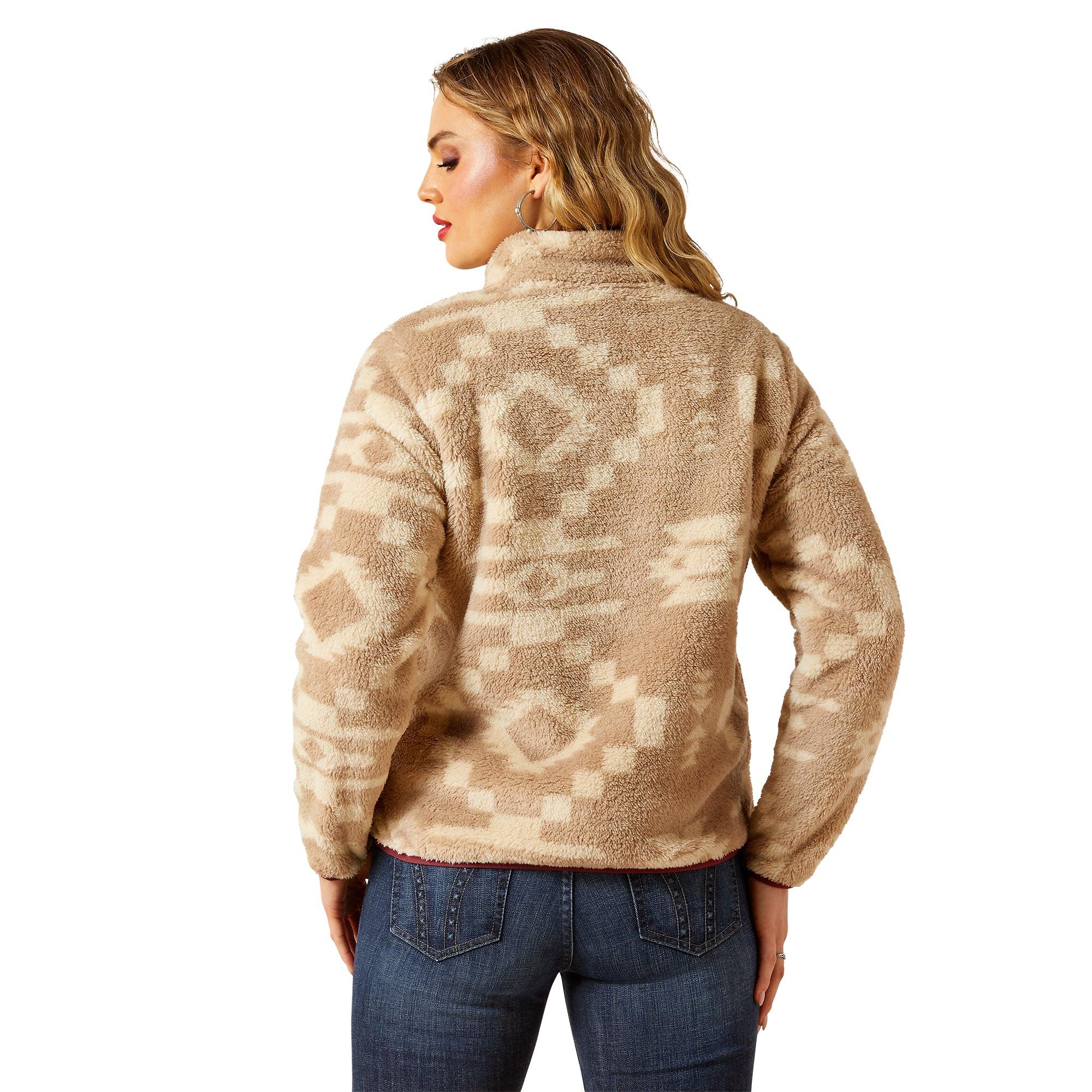 Product image 2 of 7 of Ariat Women's Berber Snap Front Sweatshirt - Lone Ridge Print