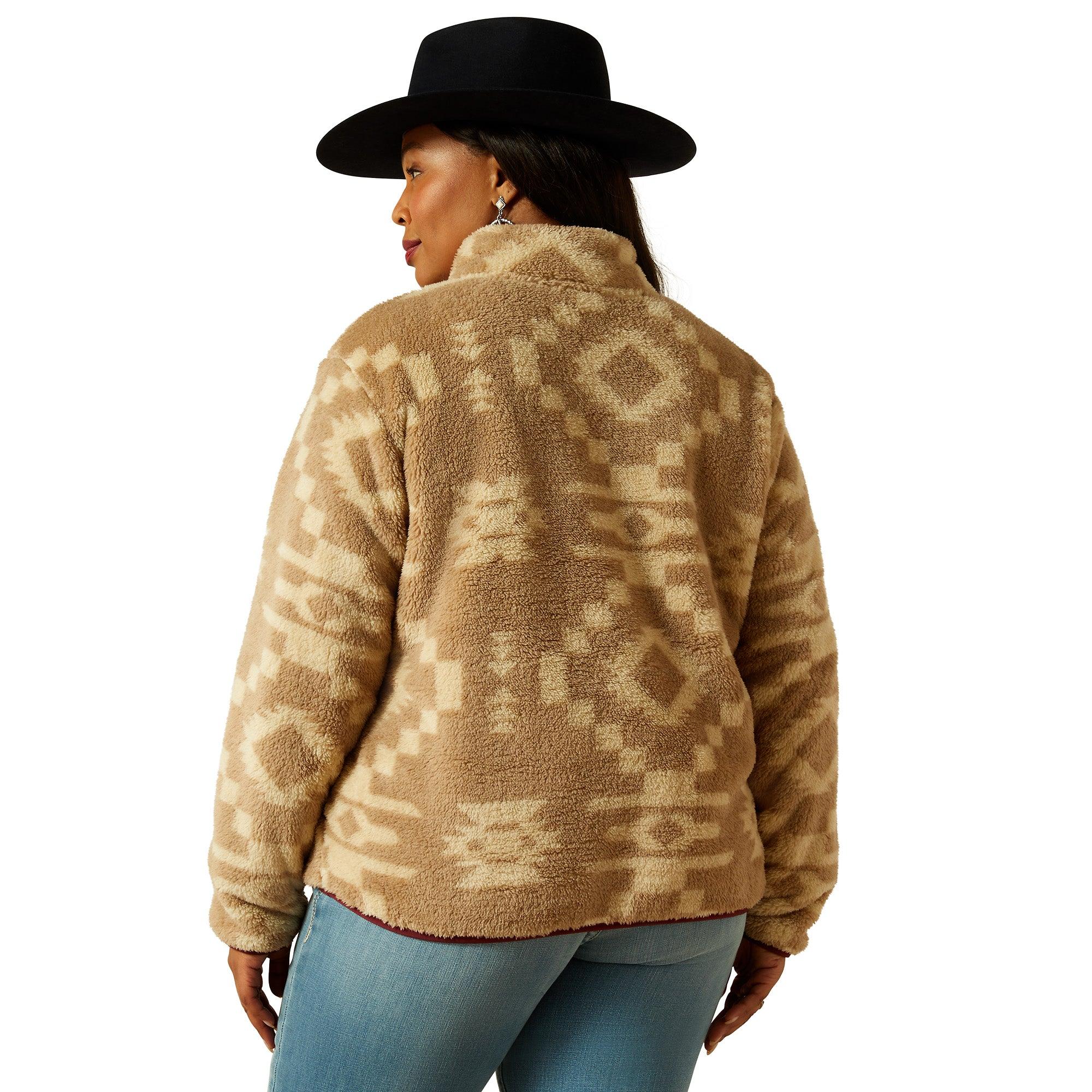 Product image 6 of 7 of Ariat Women's Berber Snap Front Sweatshirt - Lone Ridge Print