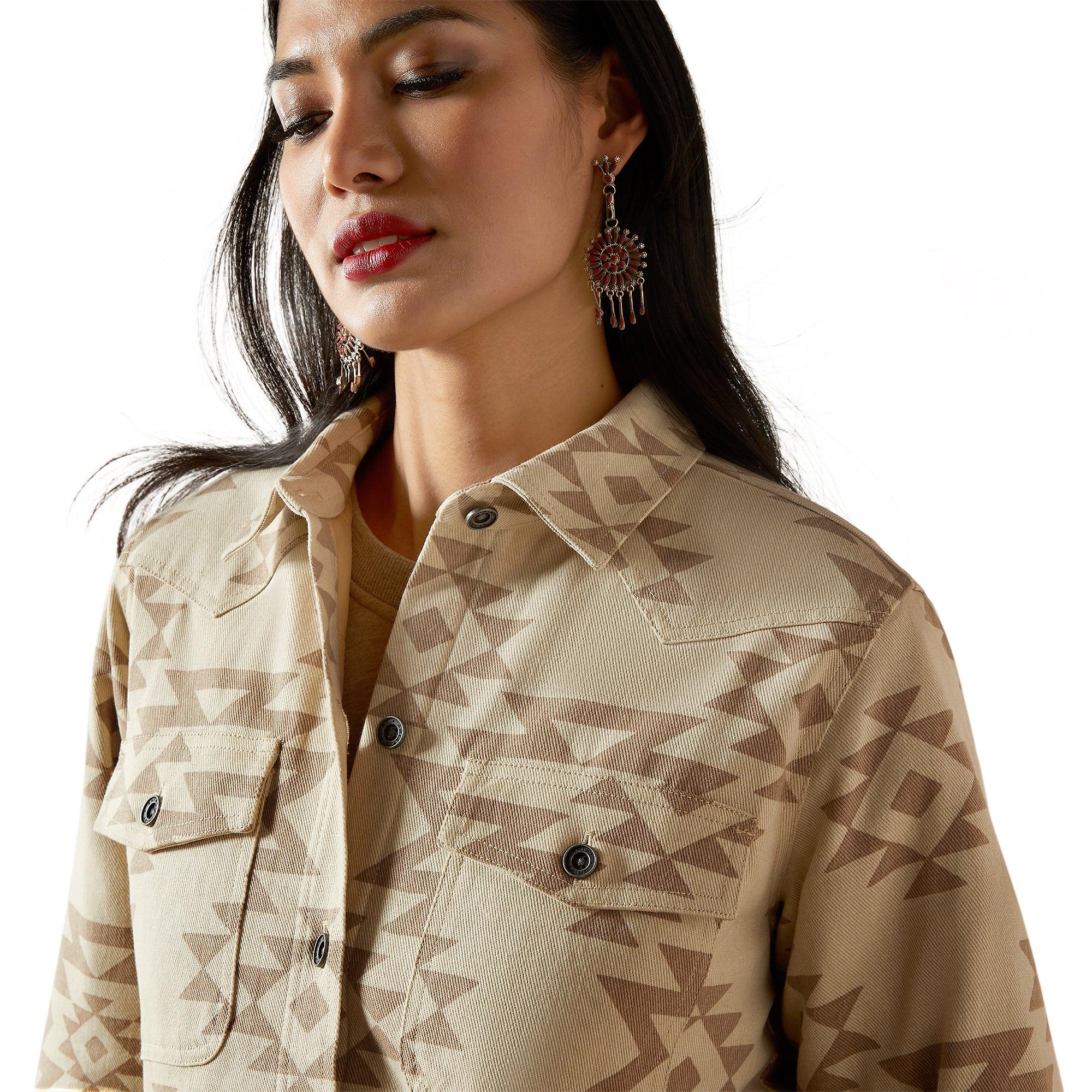 Product image 3 of 7 of Ariat Women's Clovis Insulated Shirt Jacket - Puebla Print
