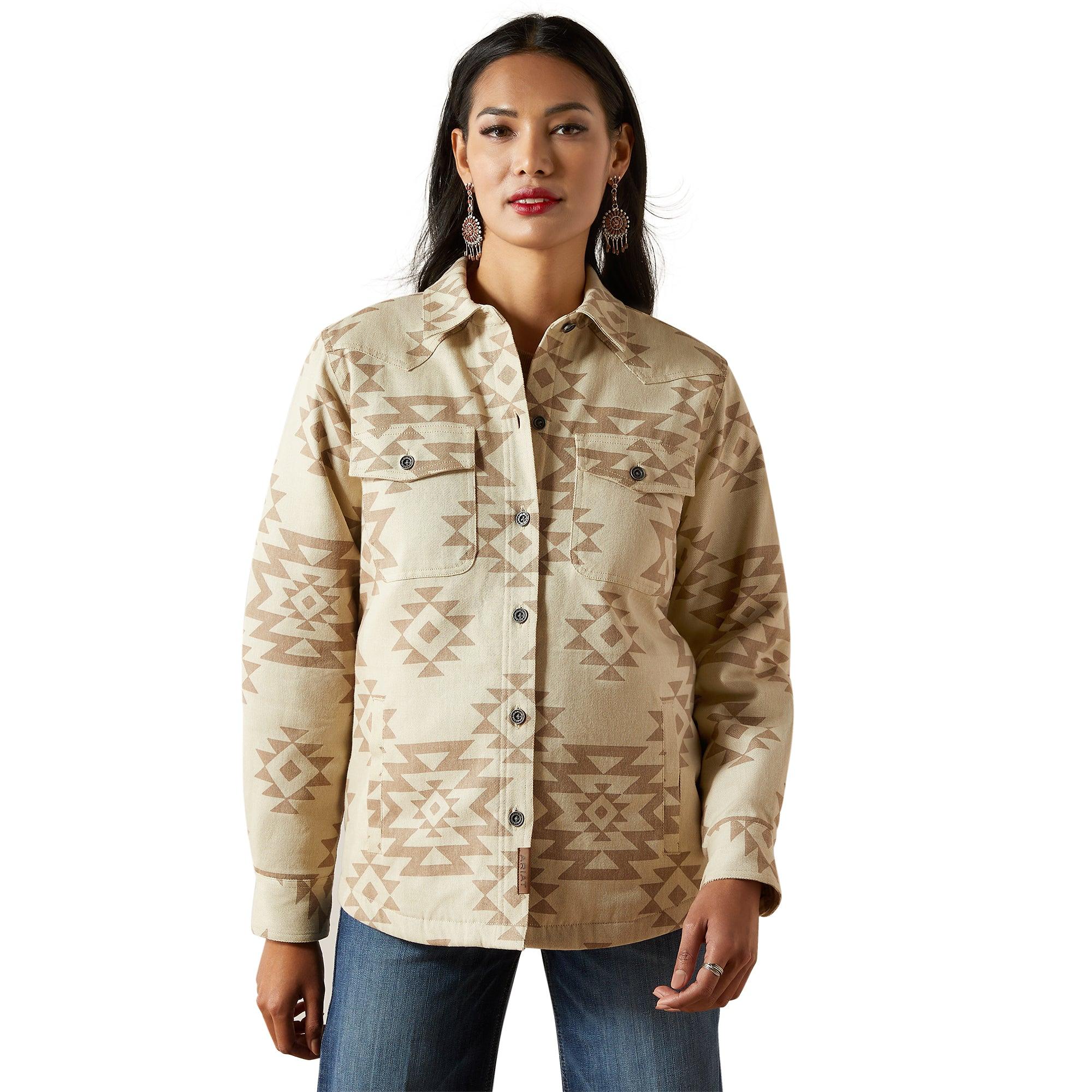 Product image 1 of 7 of Ariat Women's Clovis Insulated Shirt Jacket - Puebla Print