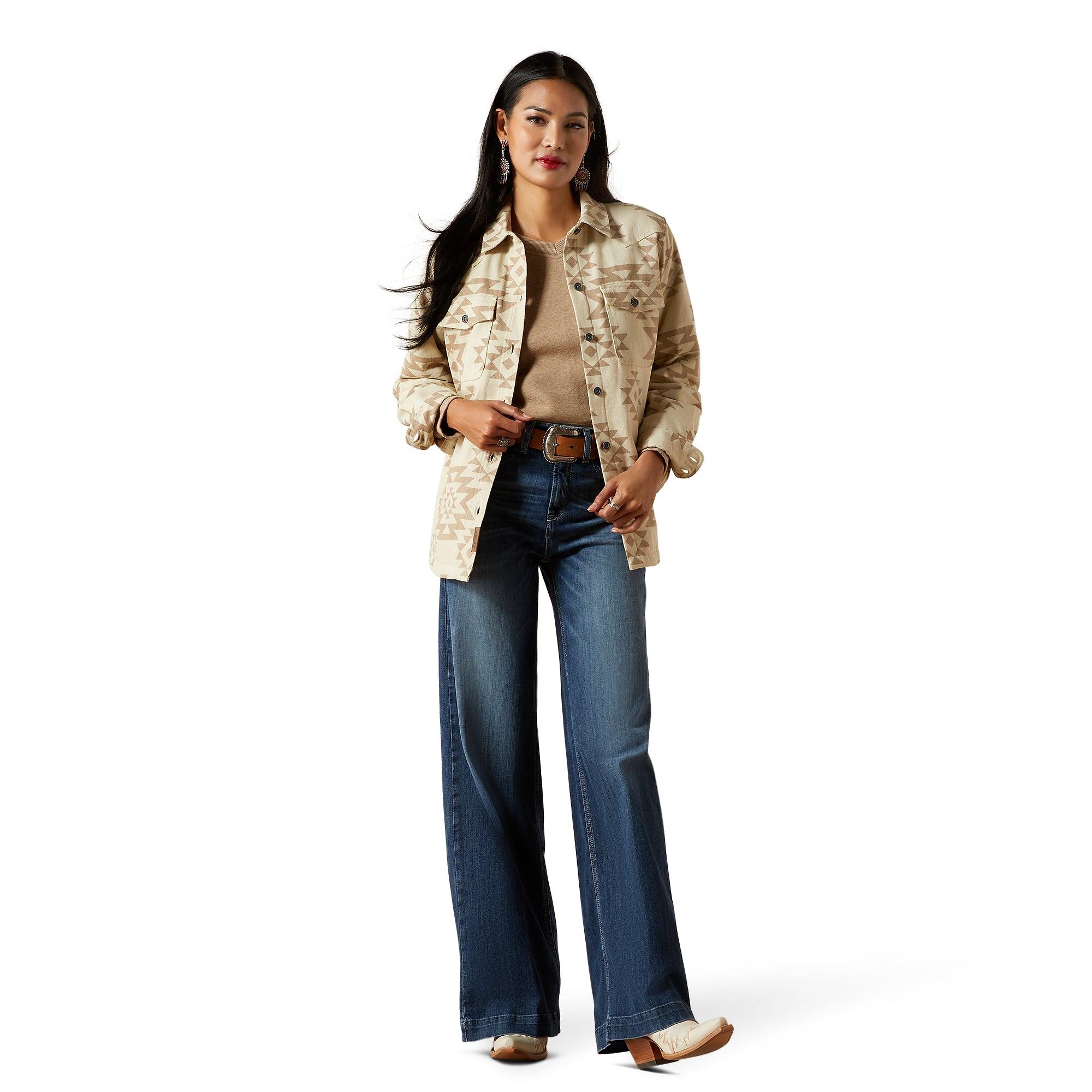 Product image 4 of 7 of Ariat Women's Clovis Insulated Shirt Jacket - Puebla Print