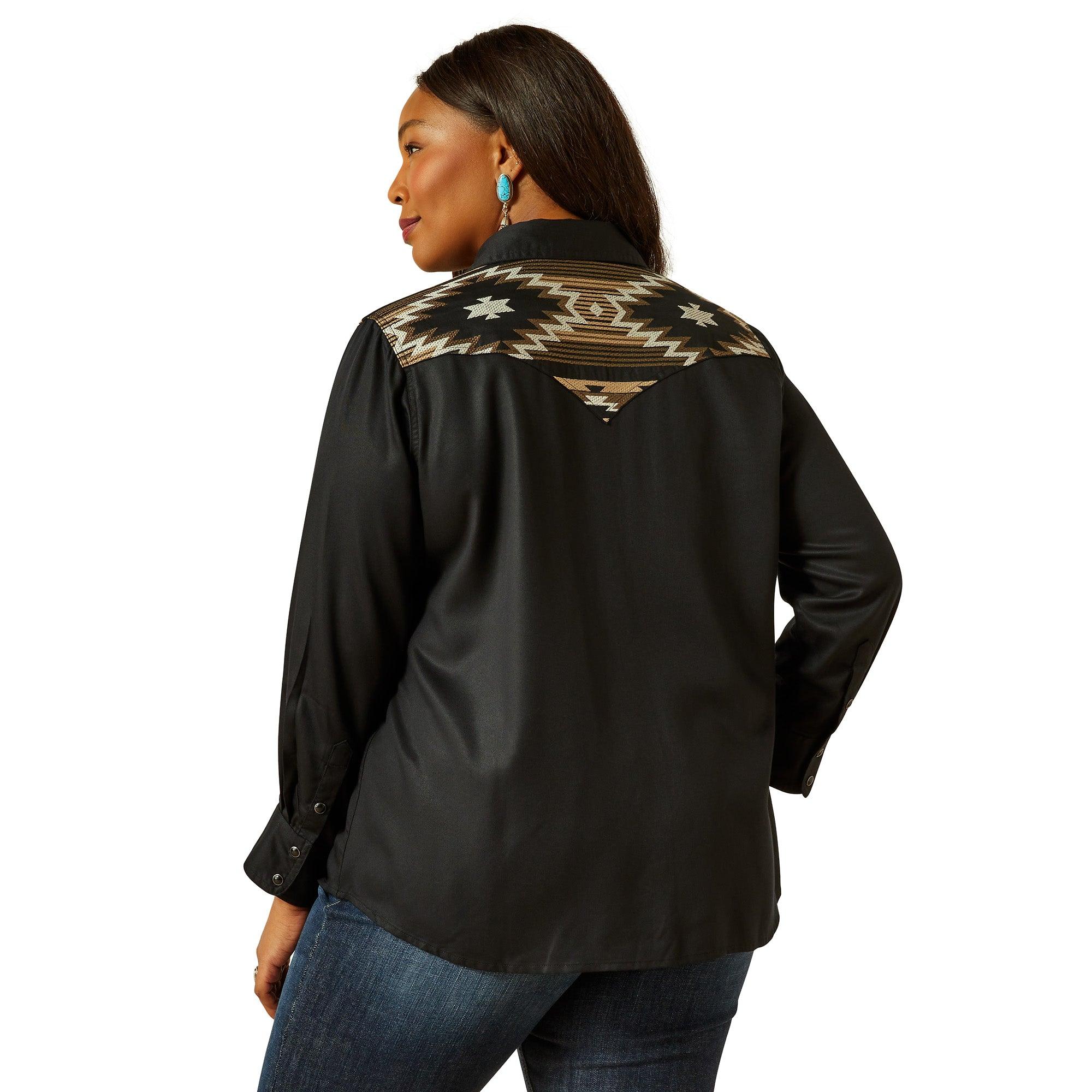 Product image 1 of 8 of Ariat Women's Dawn Western Shirt - Black