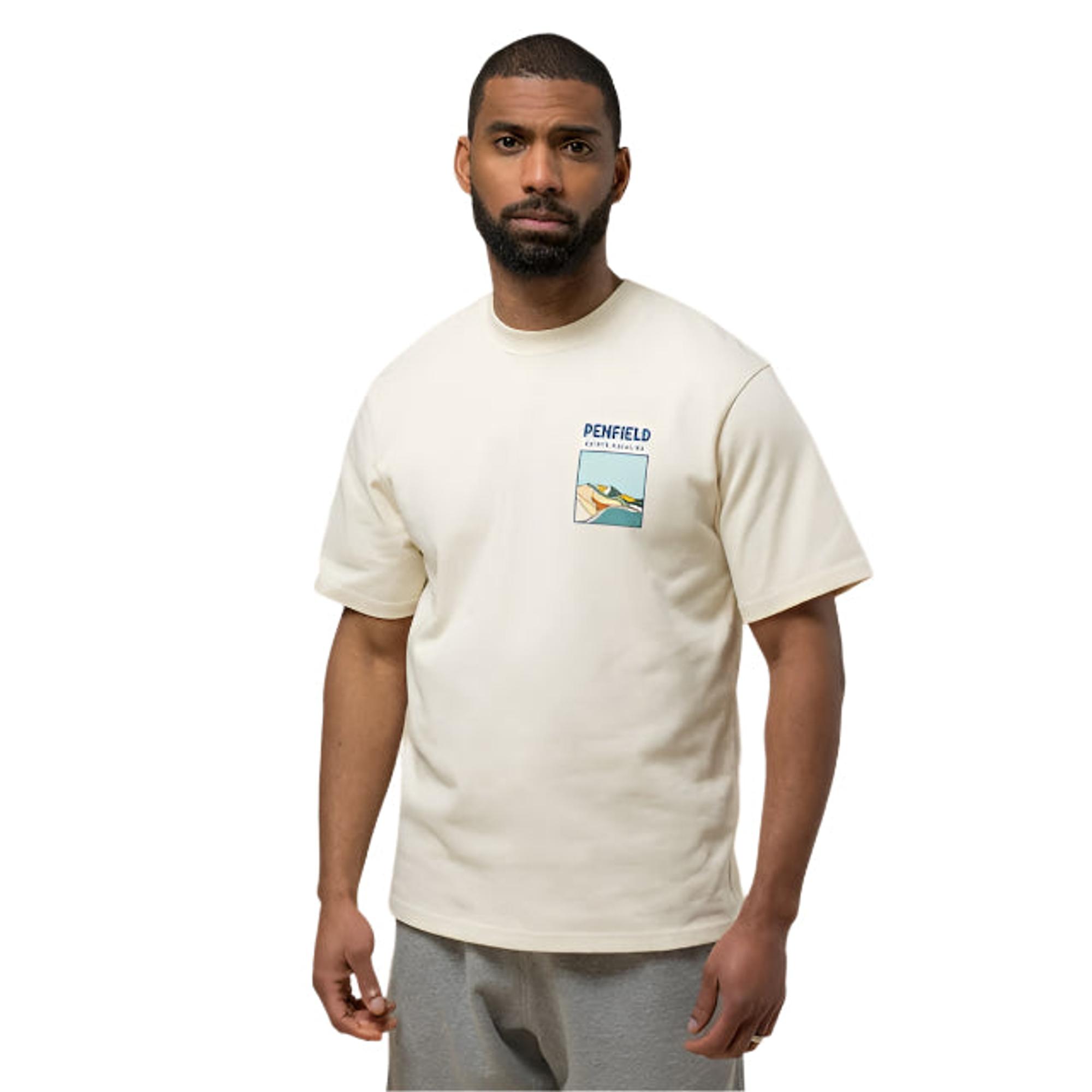 Product image 1 of 6 of Penfield Men's Block Landscape Graphic T-Shirt - Vanilla