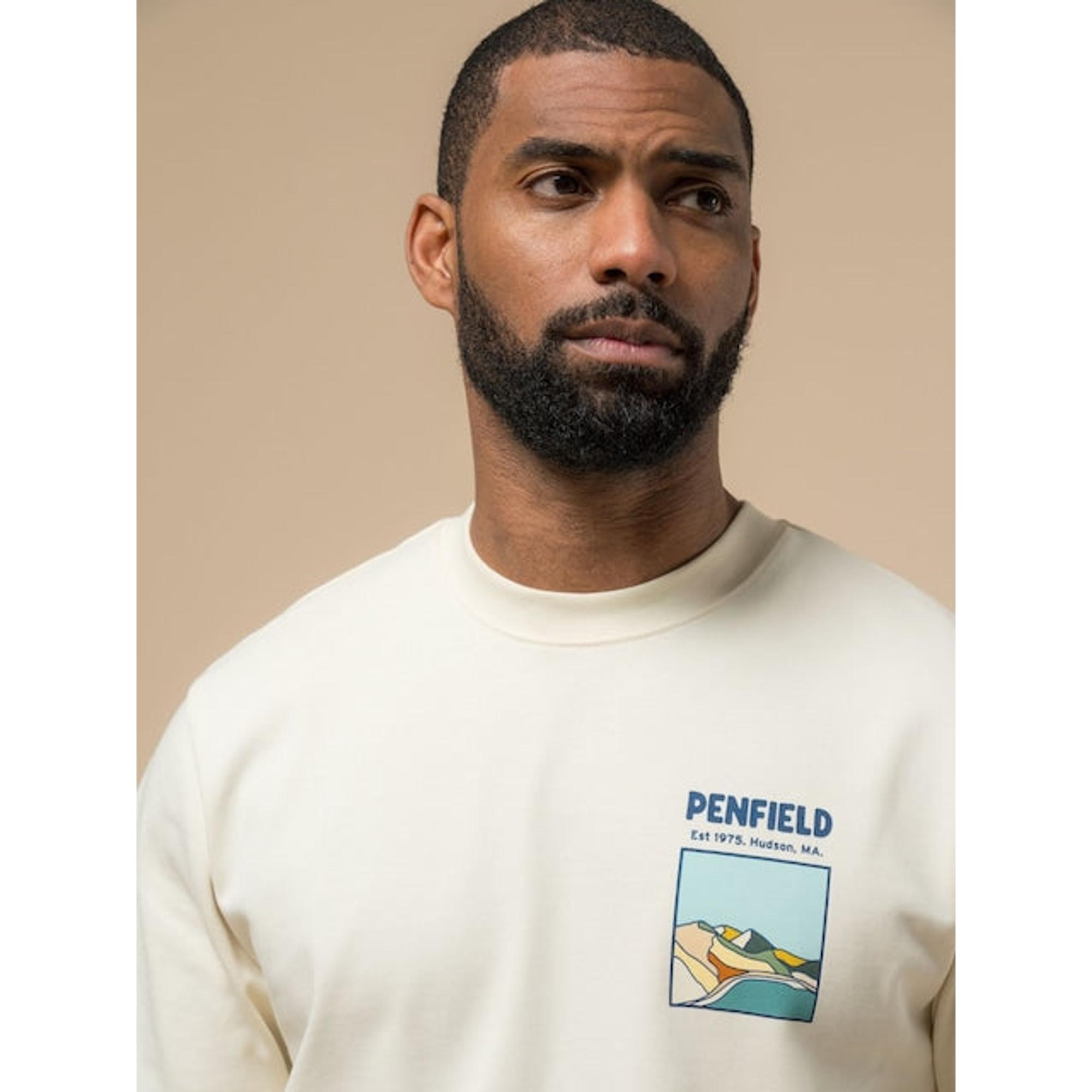 Product image 4 of 6 of Penfield Men's Block Landscape Graphic T-Shirt - Vanilla