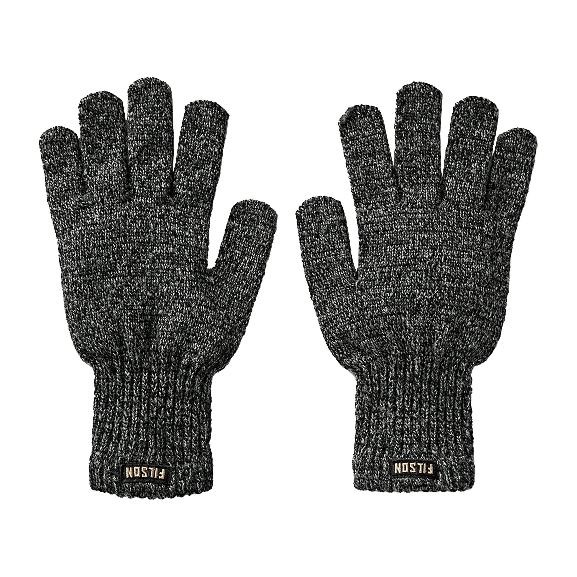 Product image 1 of 1 of Filson Full Finger Knit Gloves - Charcoal