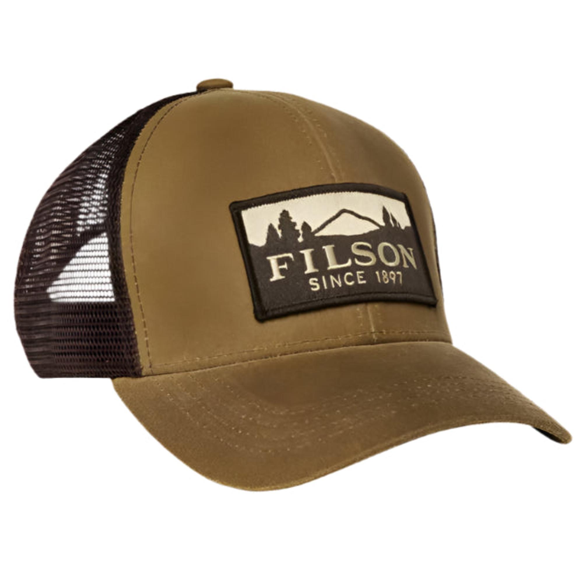 Product image 1 of 3 of Filson Logger Tin Cloth Mesh Cap - Dark Tan