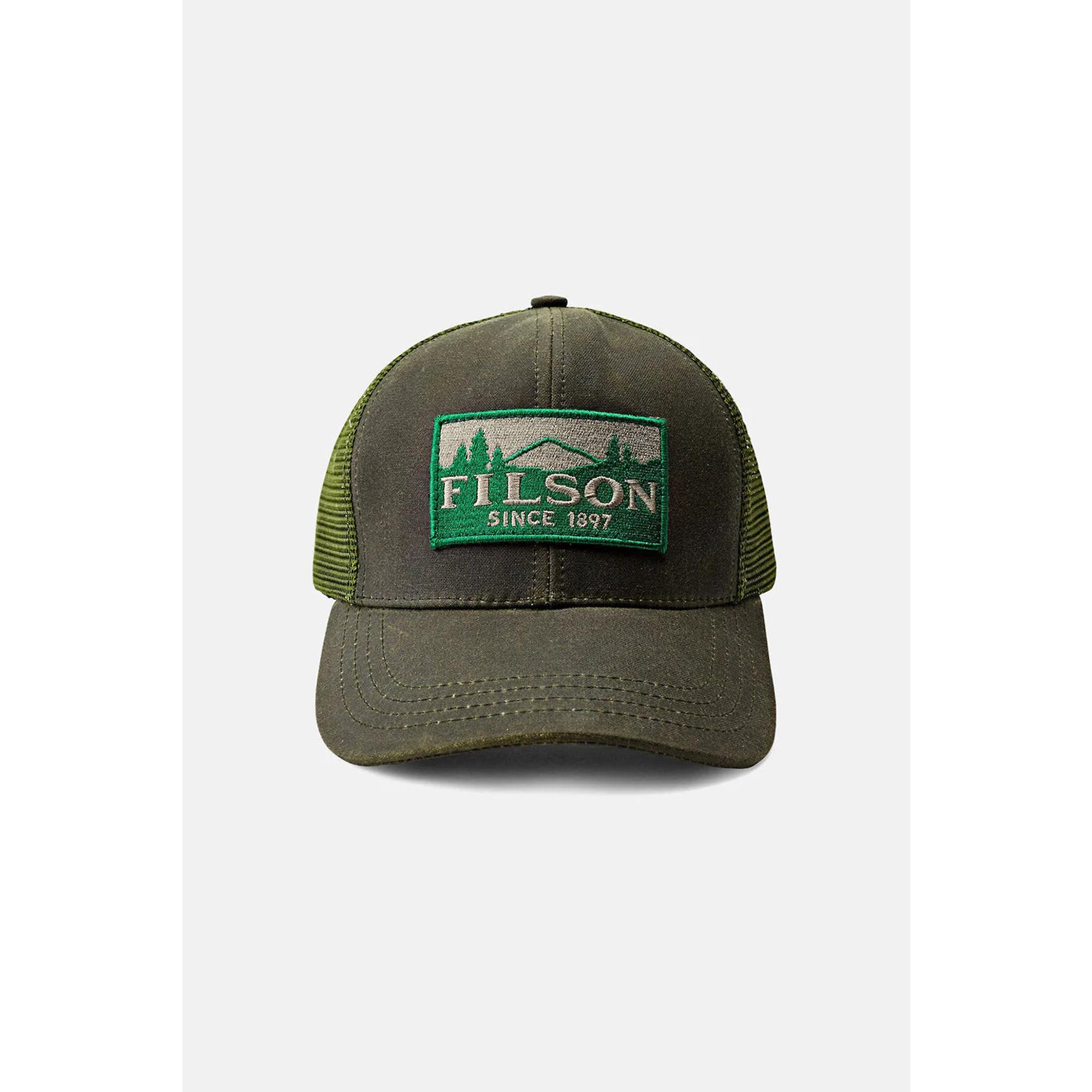 Product image 3 of 5 of Filson Logger Tin Cloth Mesh Cap - Otter Green
