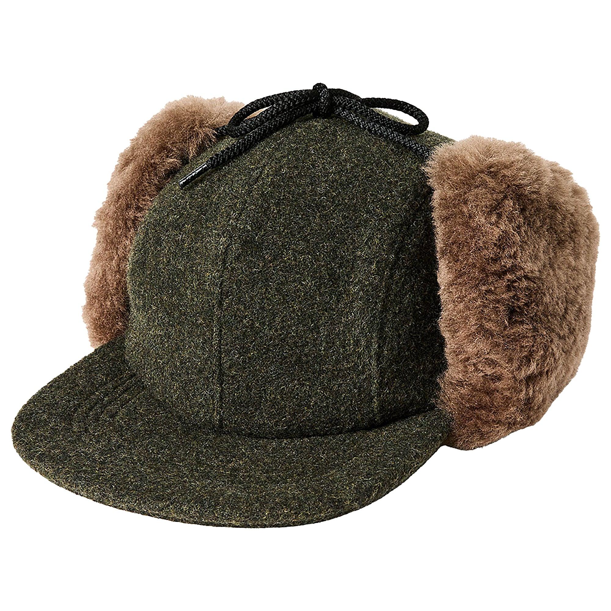 Product image 1 of 3 of Filson Double Mackinaw Wool Cap - Forest Green/Acorn