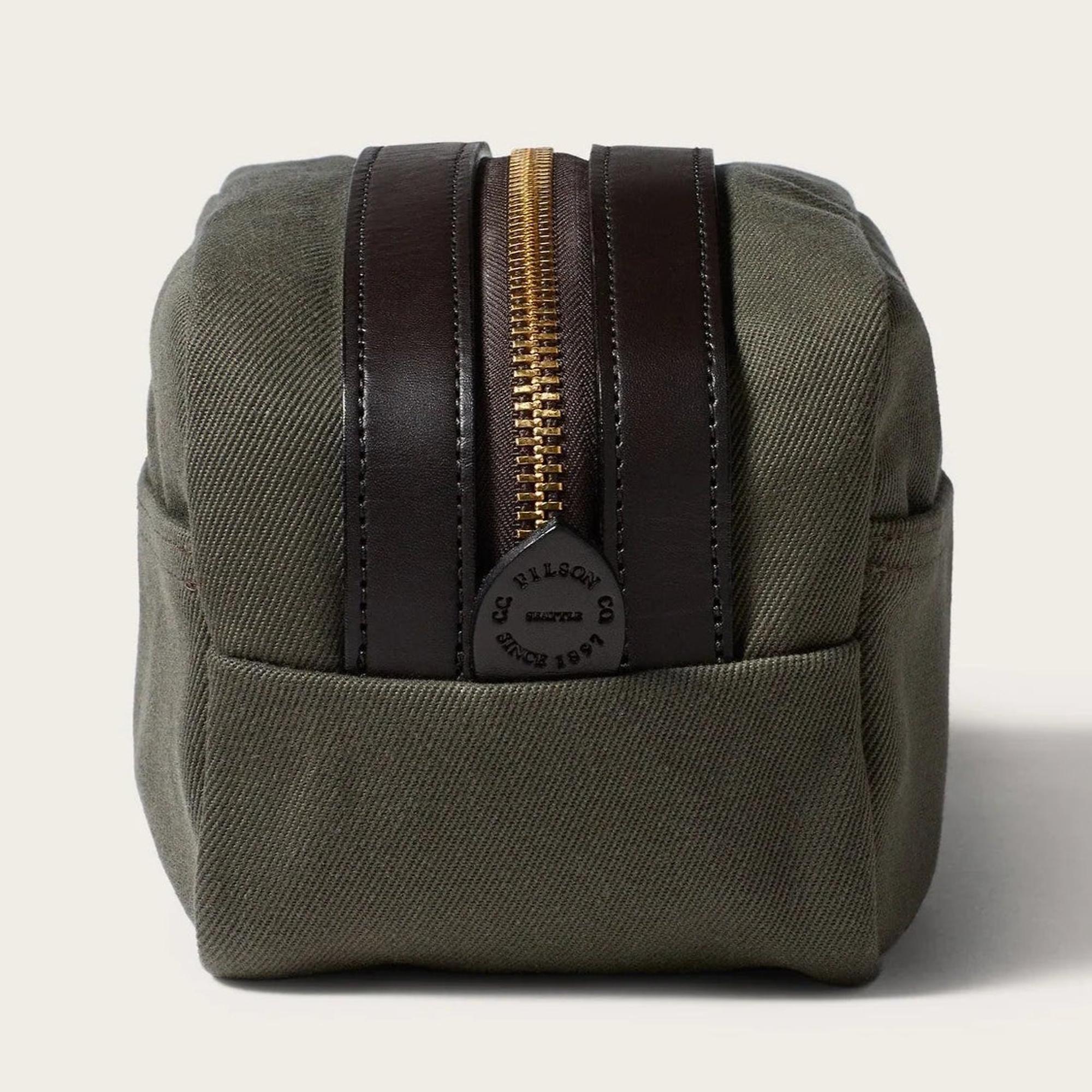 Product image 4 of 9 of Filson Rugged Twill Travel Kit - Otter Green