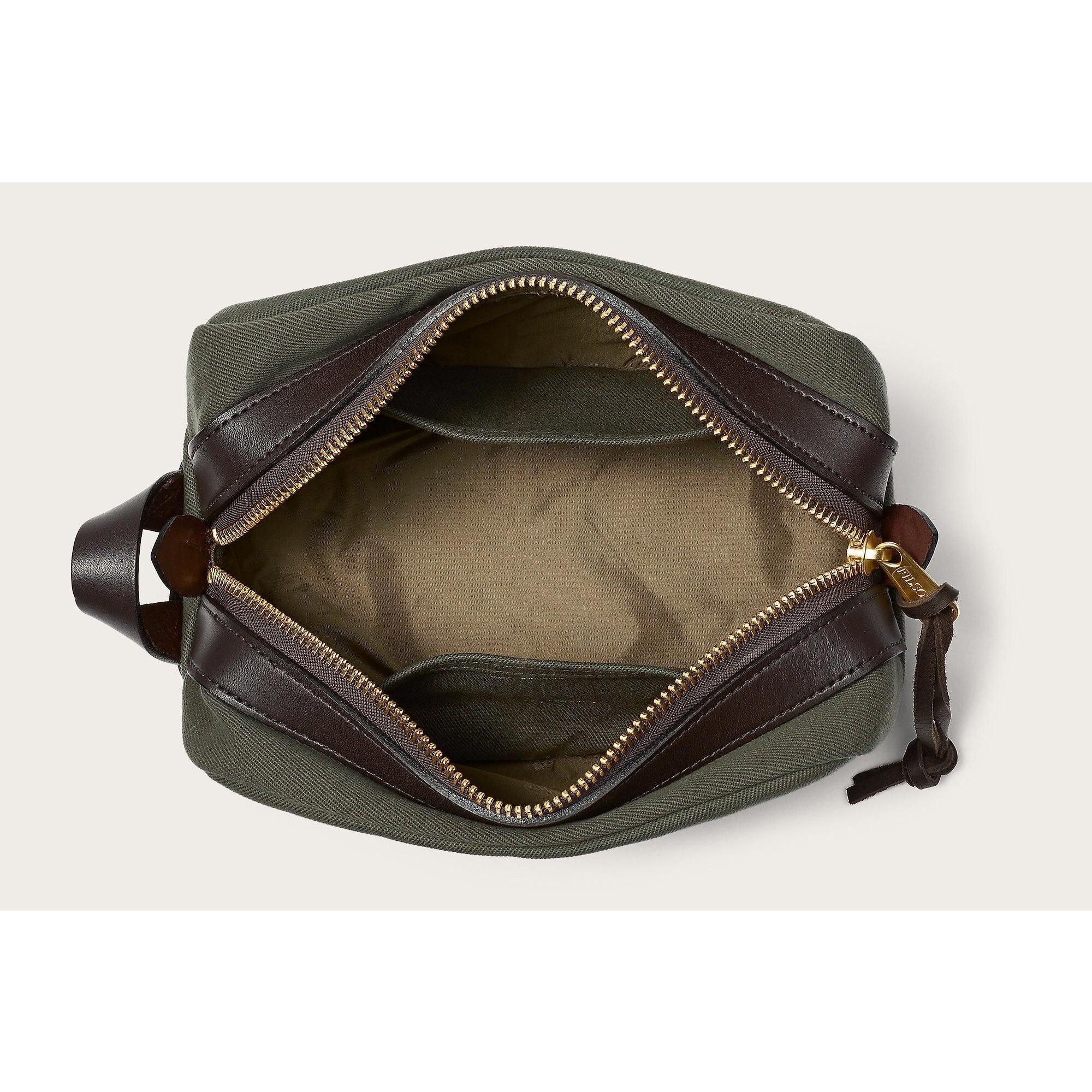 Product image 2 of 9 of Filson Rugged Twill Travel Kit - Otter Green