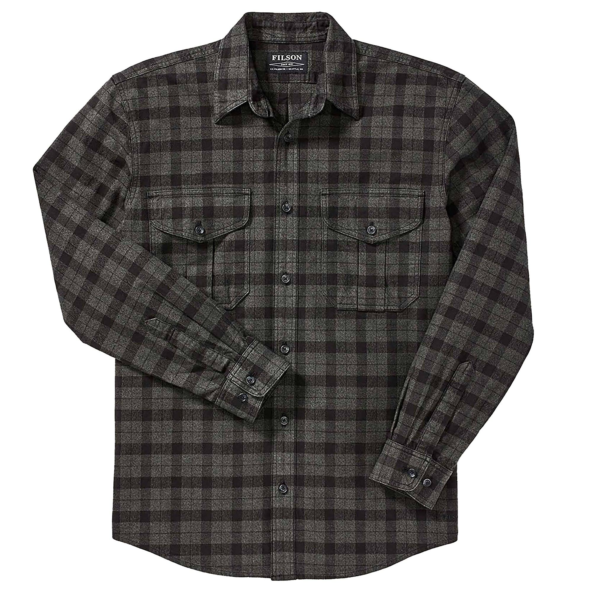 Product image 1 of 3 of Filson Men's Alaskan Guide Shirt - Heather Grey/Black Plaid