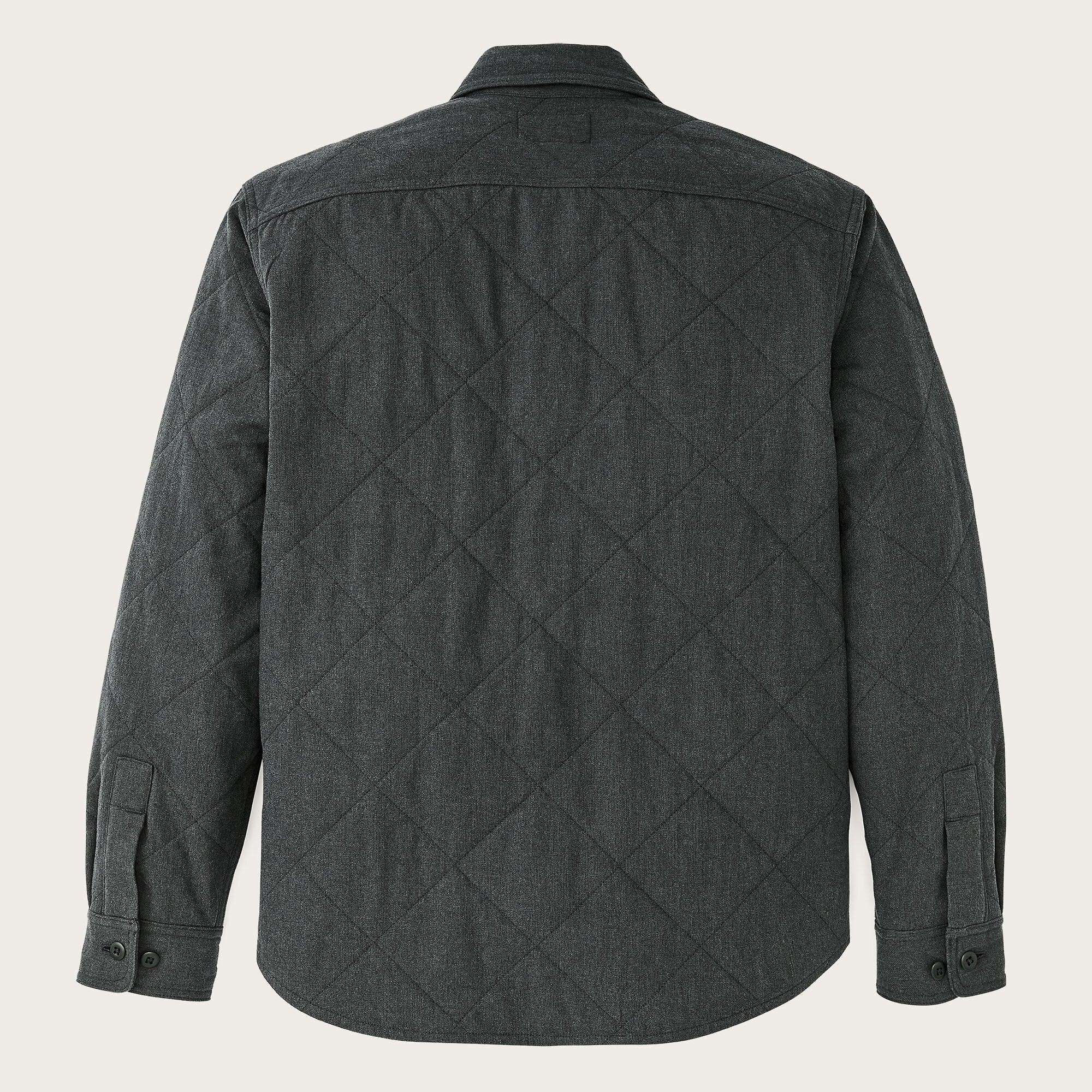 Product image 3 of 6 of Filson Men's Insulated Flannel Shirt - Charcoal