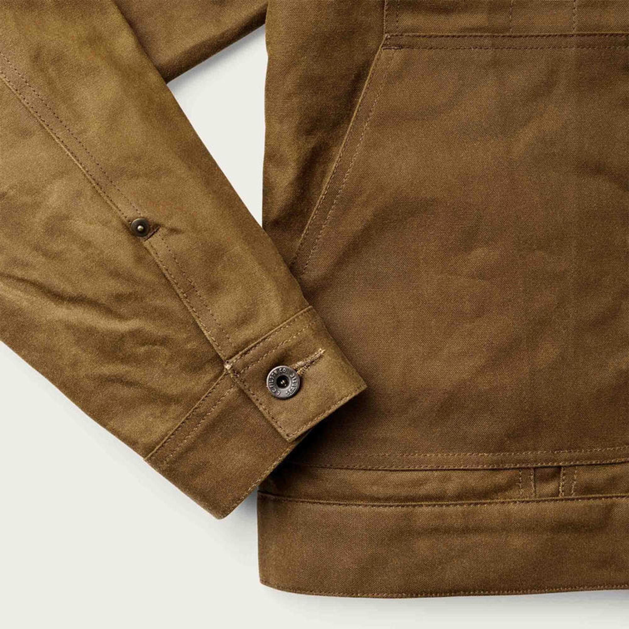 Product image 5 of 6 of Filson Tin Cloth Short Lined Cruiser Jacket - Dark Tan